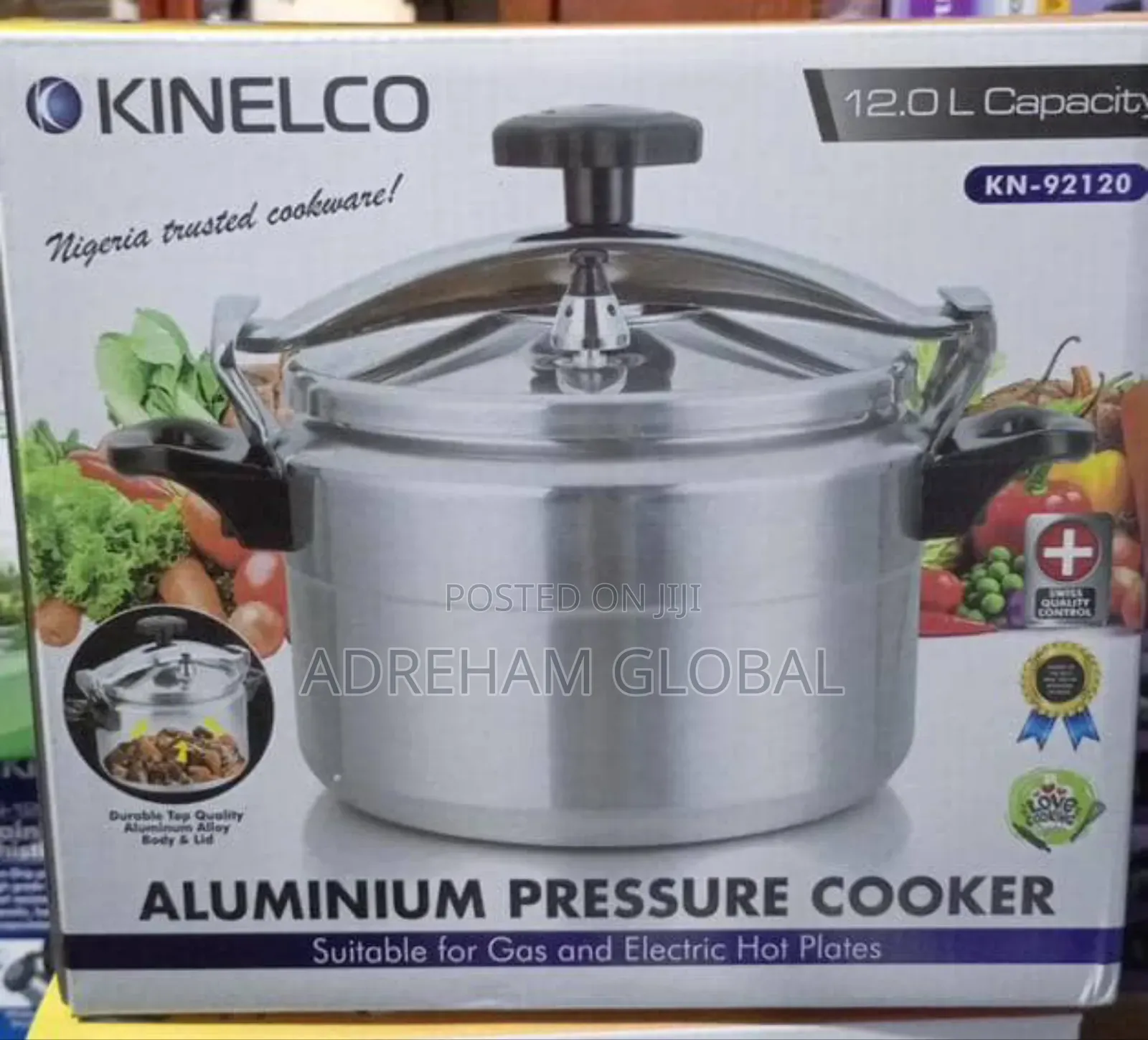 Kinelco 12l Pressure Cooker