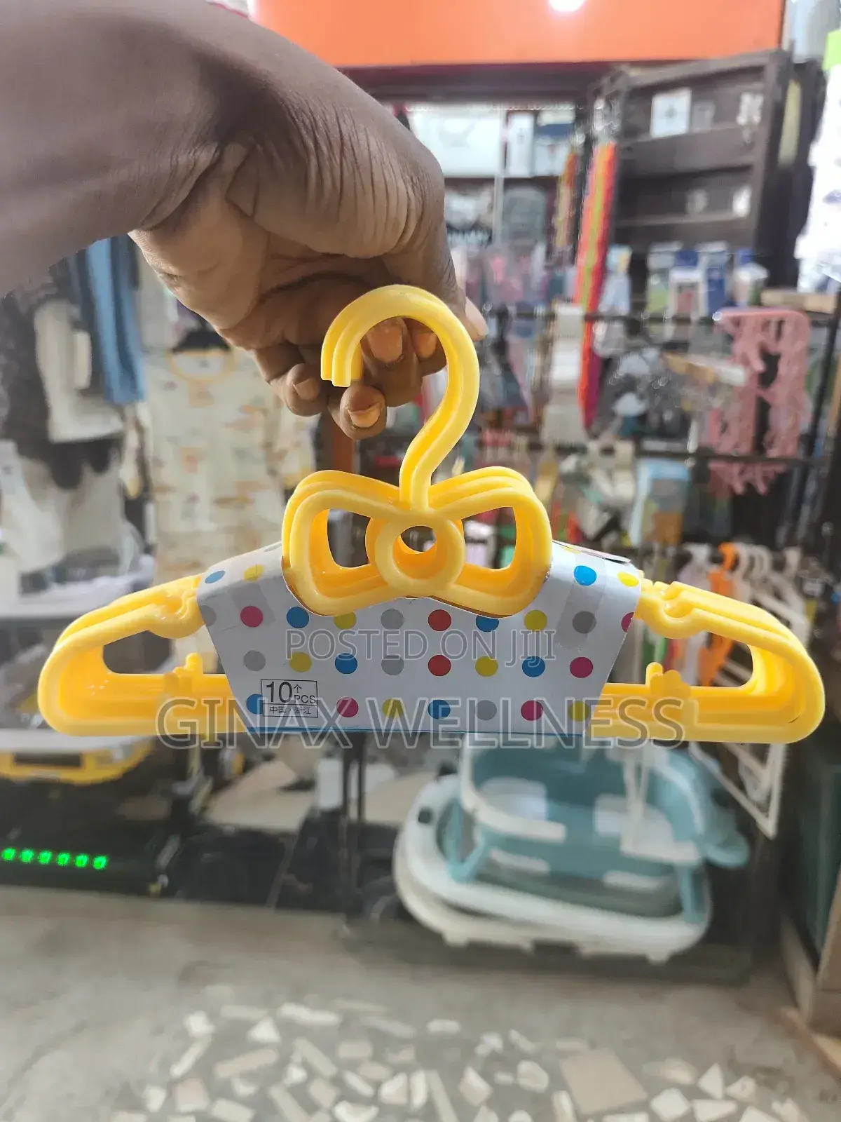 Bow-knot Plastic Hanger For Babies And Kids Clothes (10 Hangers)