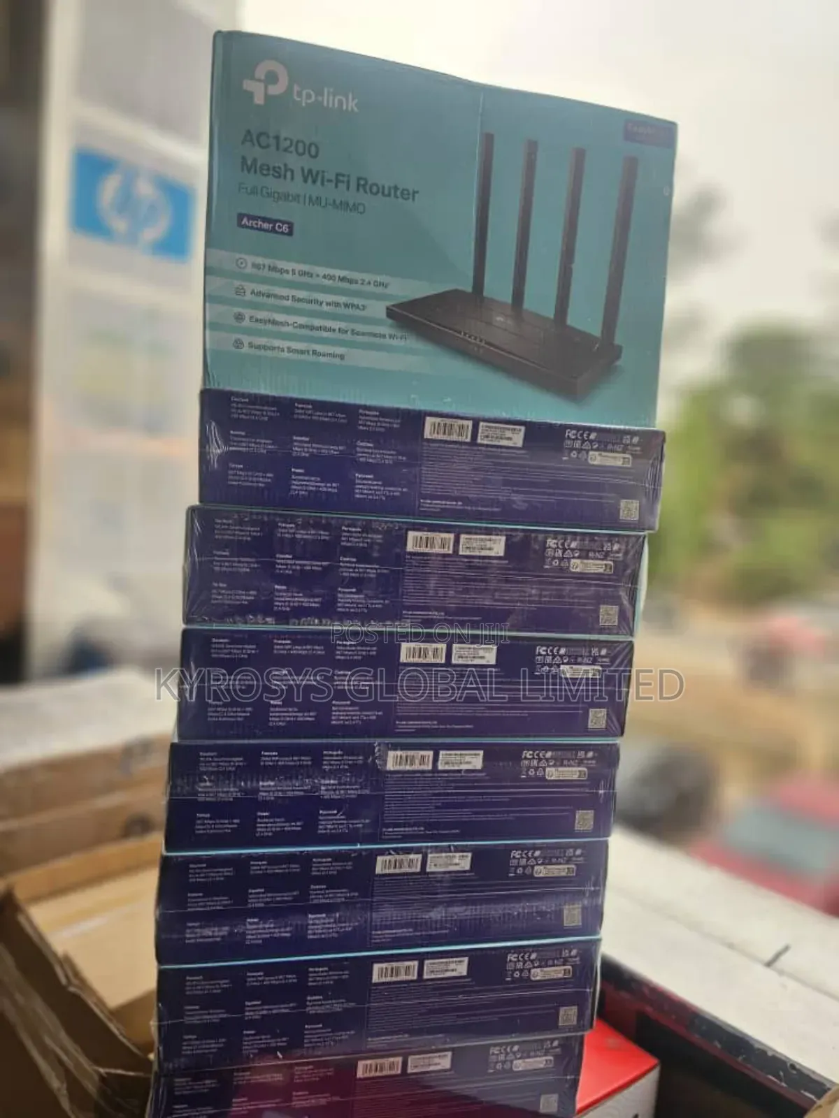 Tplink Ac 1200 Archer C6 Mesh Wifi Full Gigabit Router