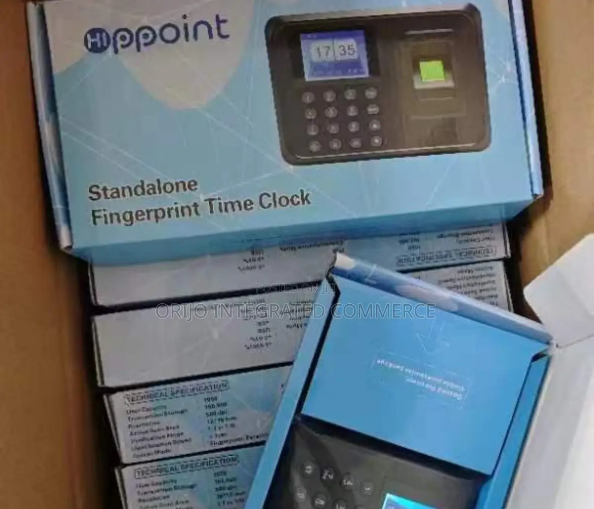 Standalone Fingerprint Time Attendance Clock Machine Identification