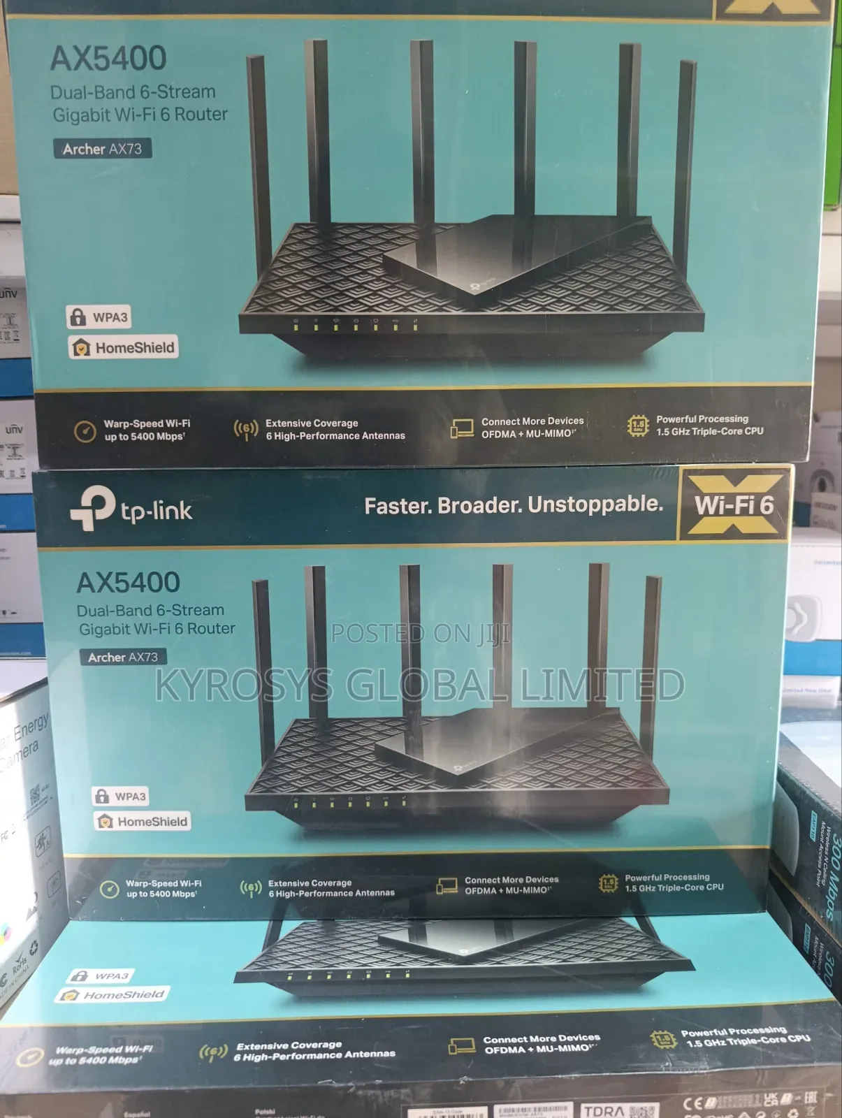 Tplink Ax5400 Archerax73 Wifi6 Gigabit Router