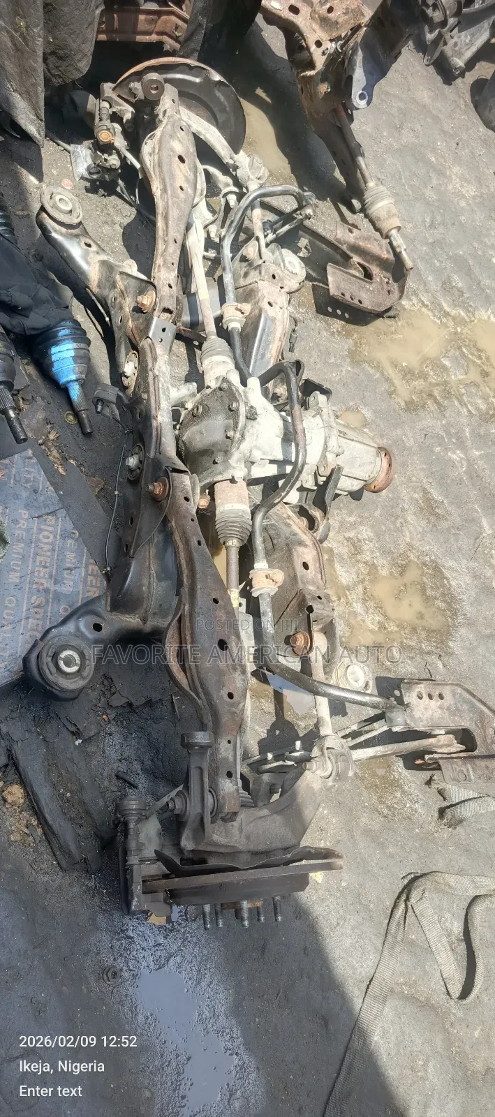 Complete Back Beam 4x4 Ford Edge 2013 Model