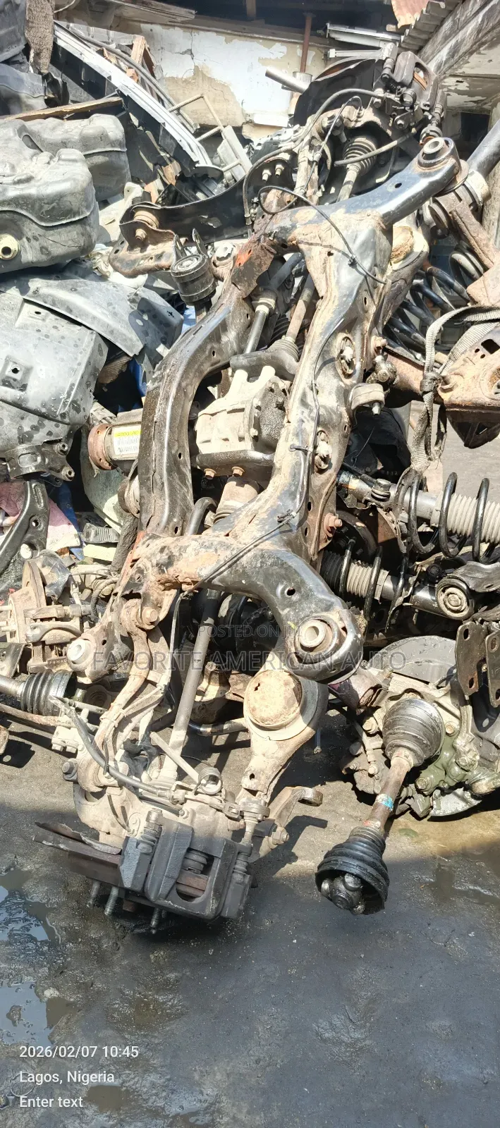 Complete Back Beam 4x4 Ford Edge 2013 Model