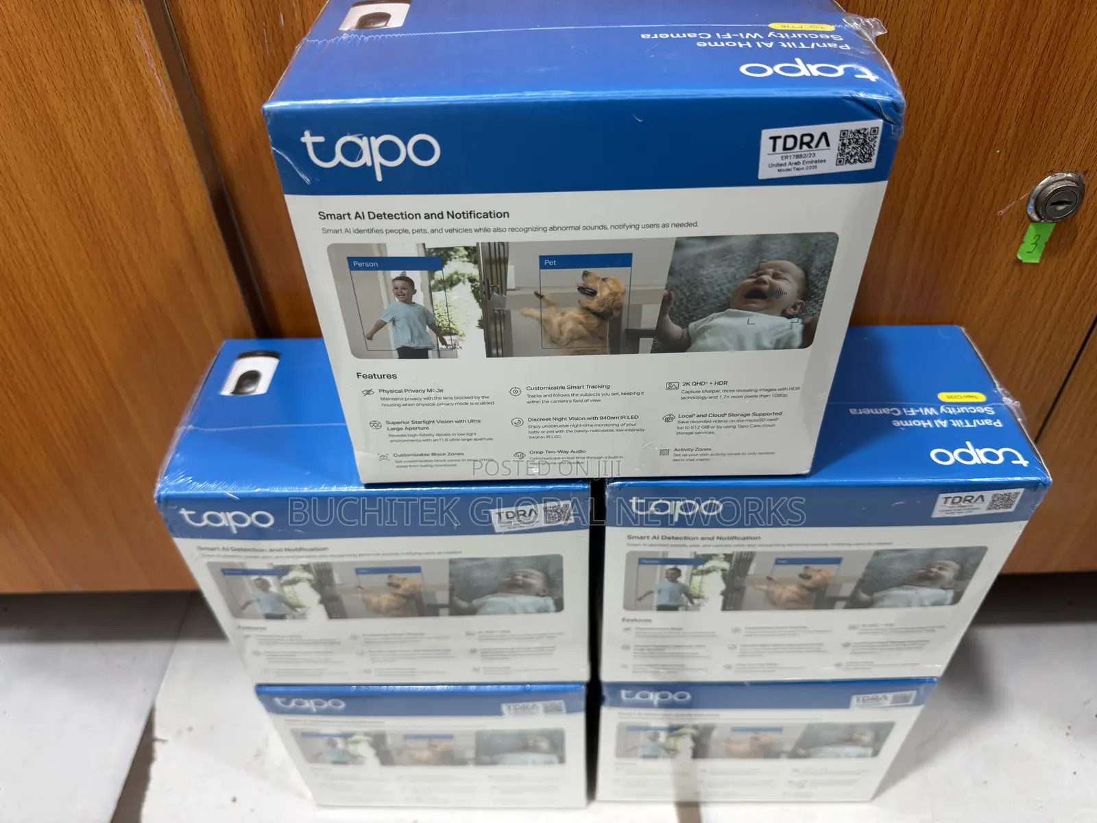 Tp-Link Tapo C225 Pan/Tilt Ai Home Security Wi-Fi Camera.