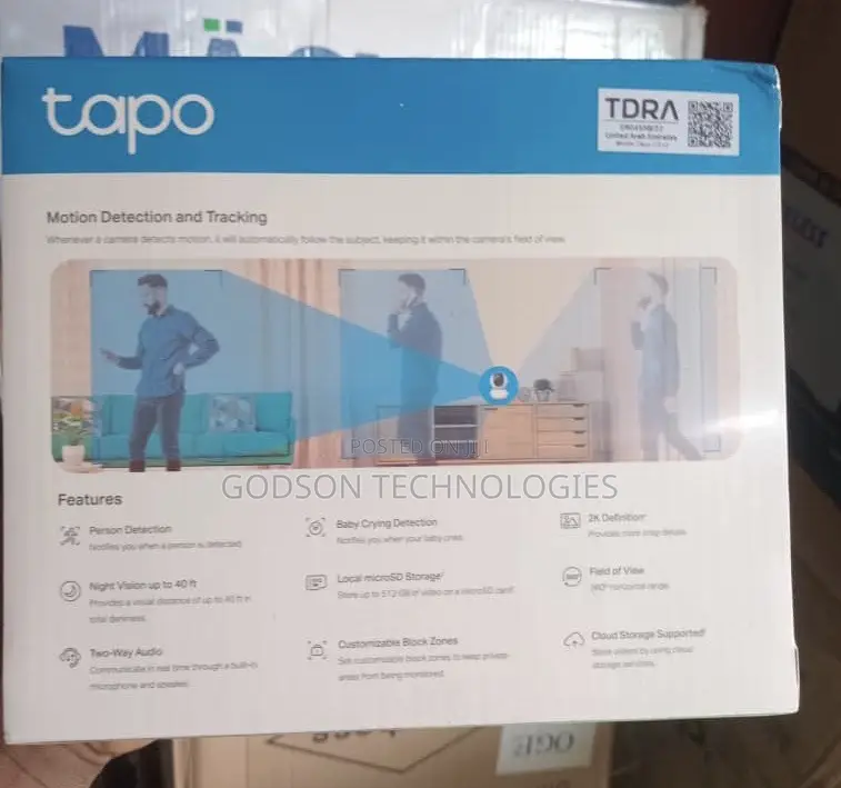 Tp-Link Tapo C210 Pan/Tilt Home Security Wi-Fi Camera