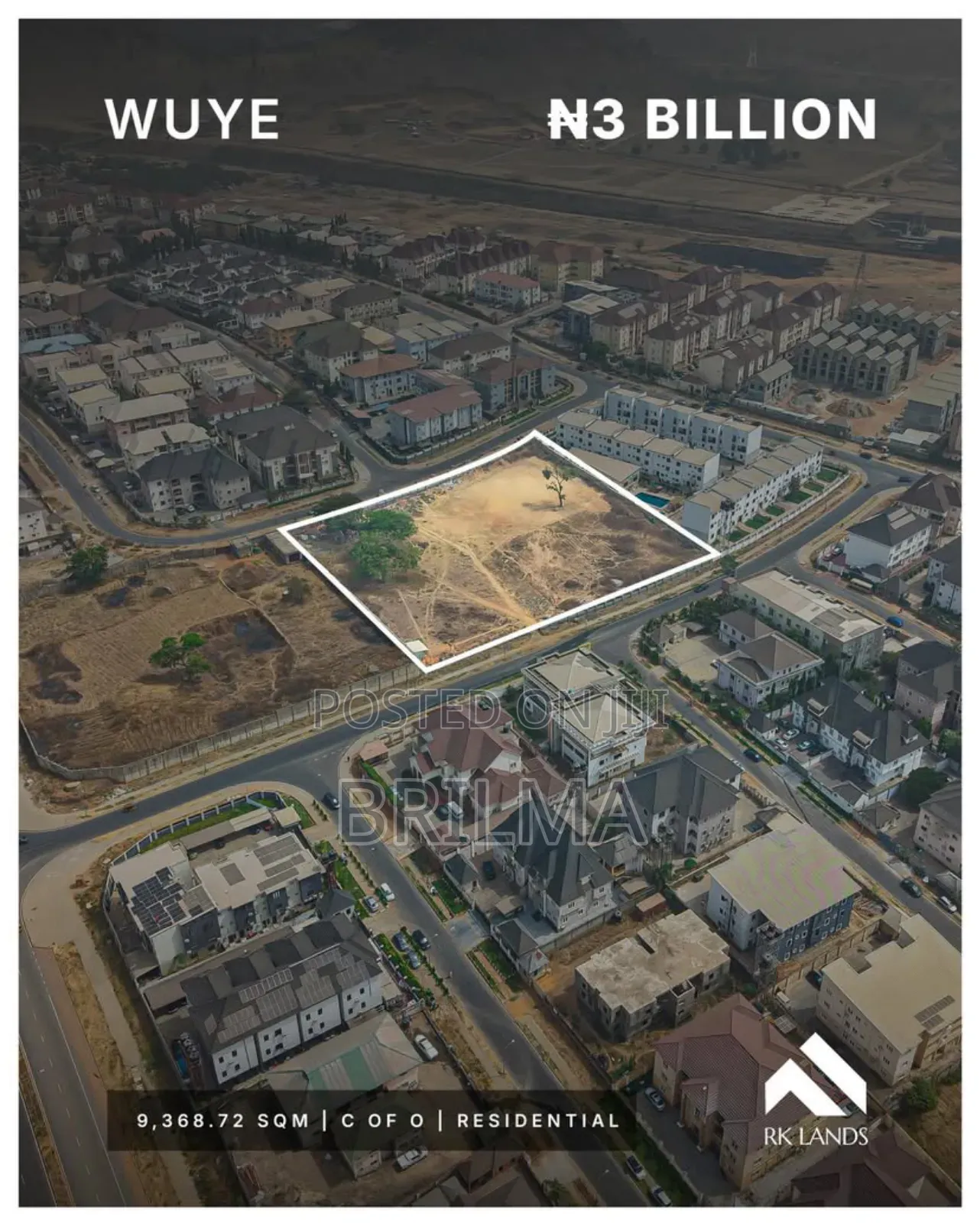 9368sqm of Land in Wuye for Sale!