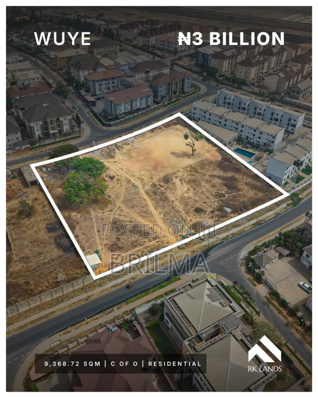 9368sqm of Land in Wuye for Sale!