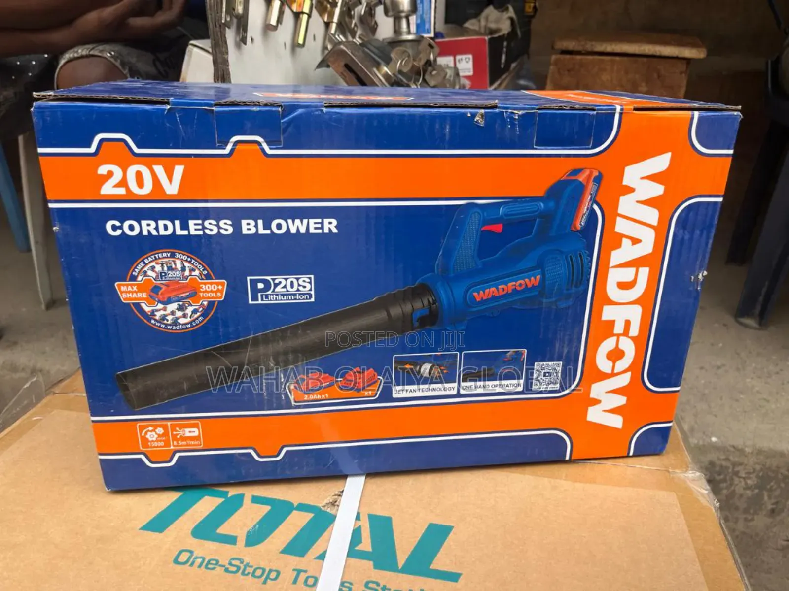 Wadfow 20v Cordless Lithium-Ion Blower – Garden Workshop Tool