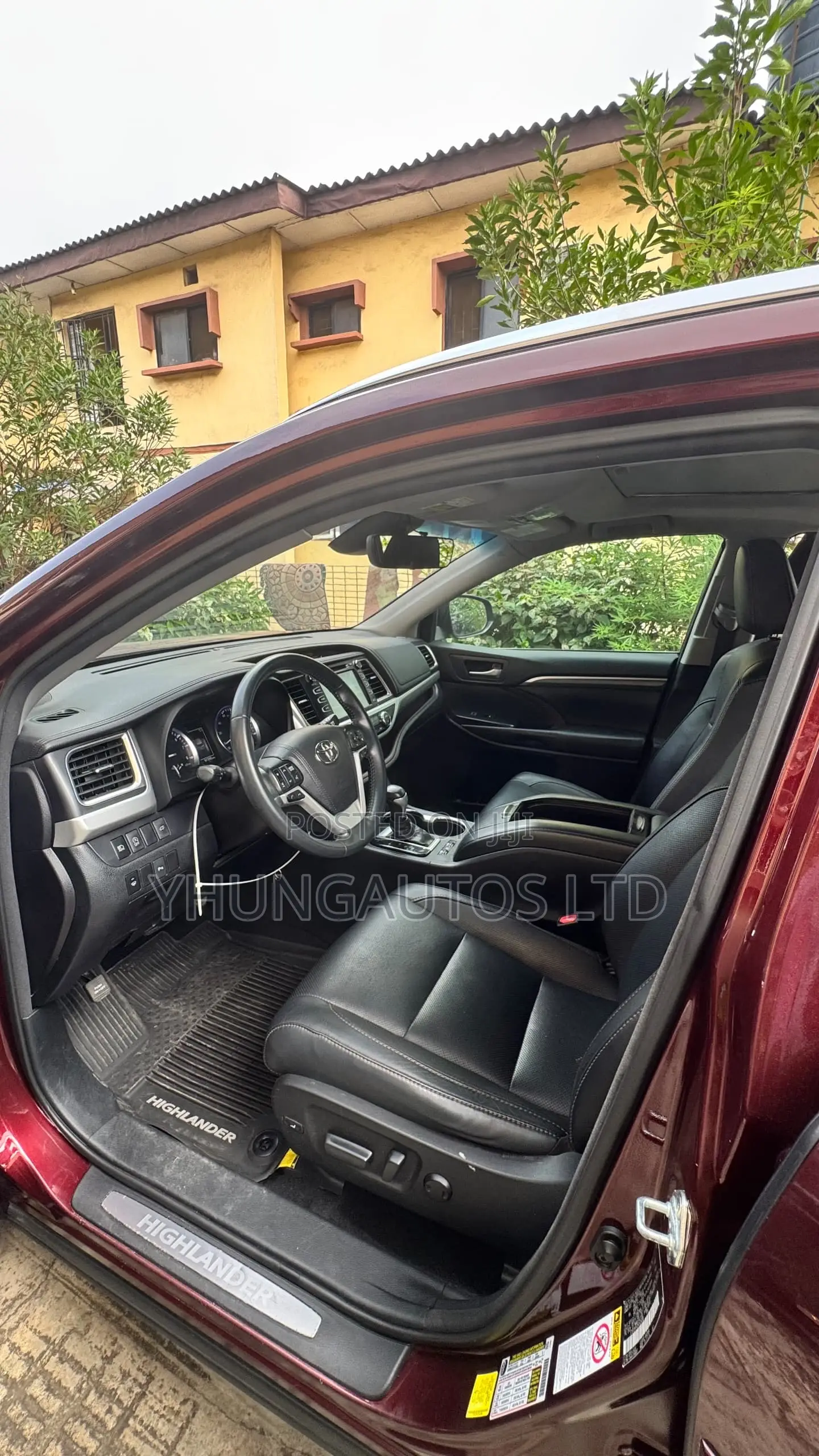 Toyota Highlander Limited 4x4 V6 (3.5L 6cyl 8A) 2018 Burgundy