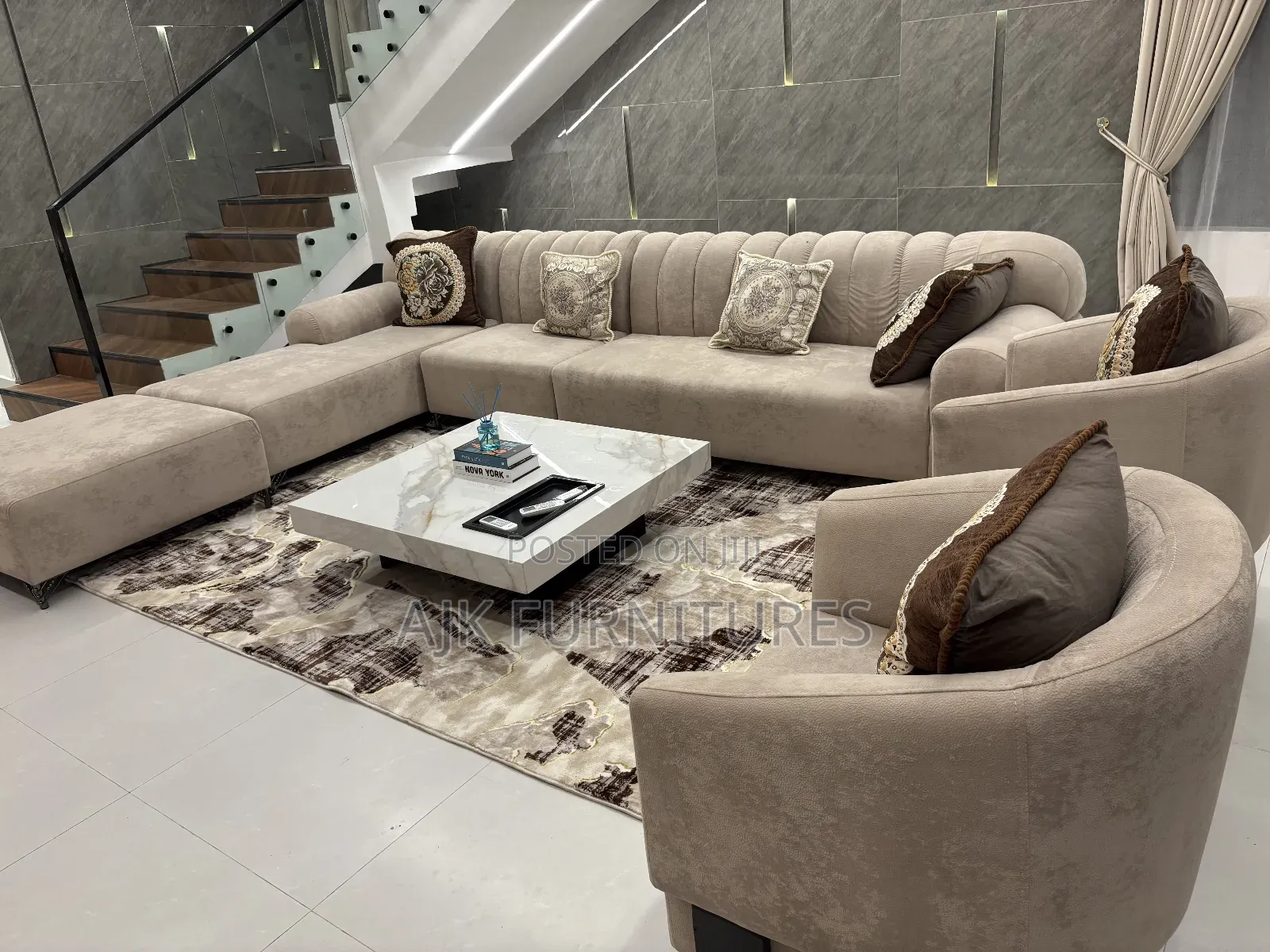 Full Living Room Sofa Set