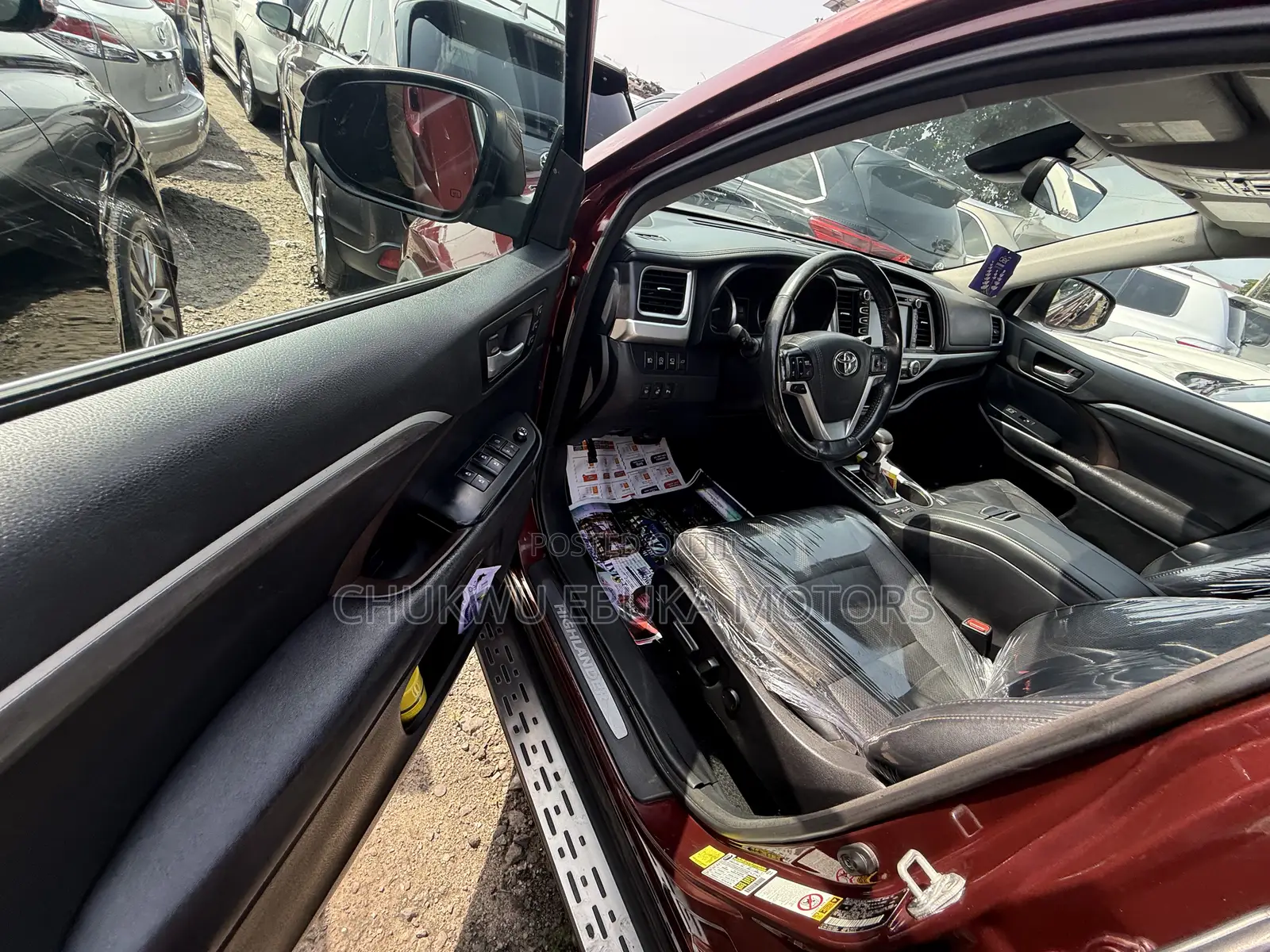Toyota Highlander Limited 2019 Burgundy