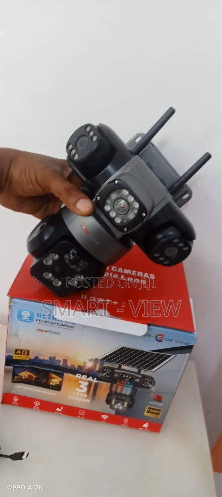 Triple Lenses CCTV Camera