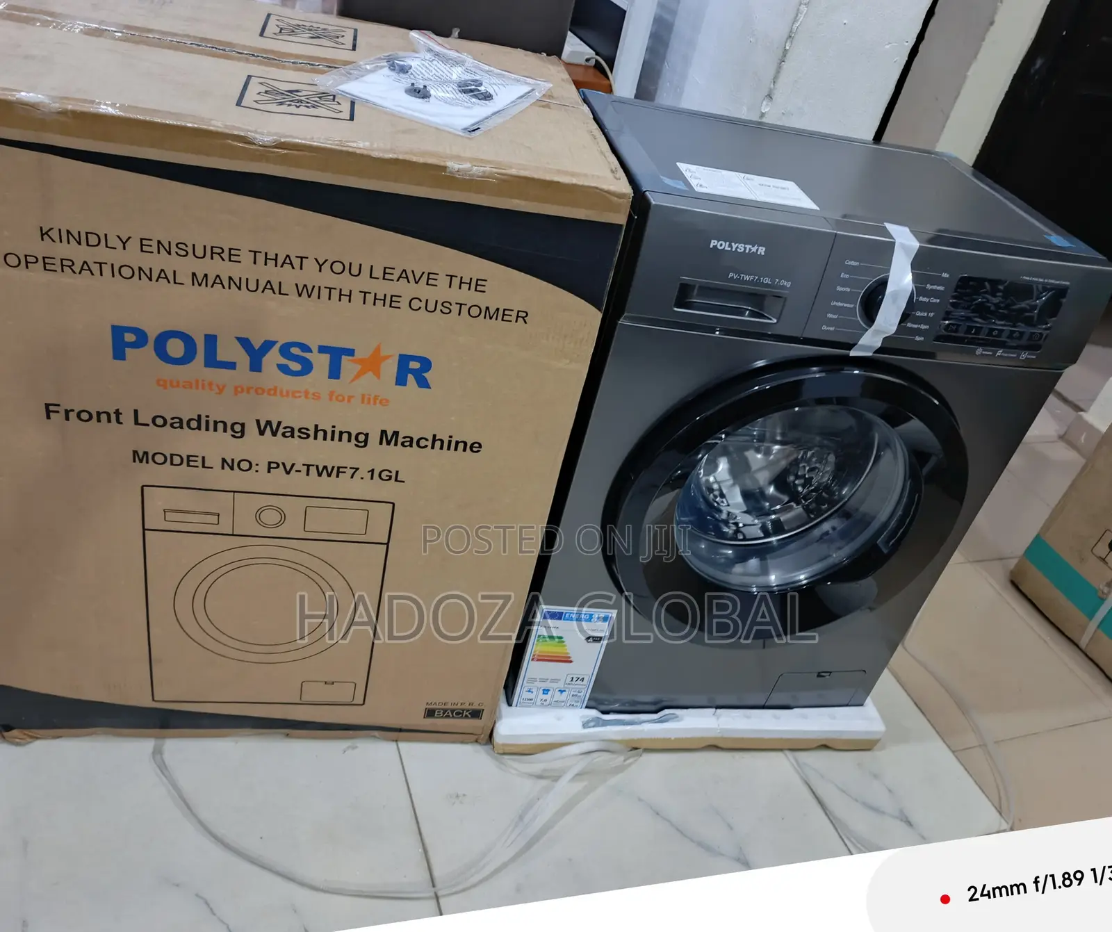Polystar 6kg Efficient Front Loading Washer