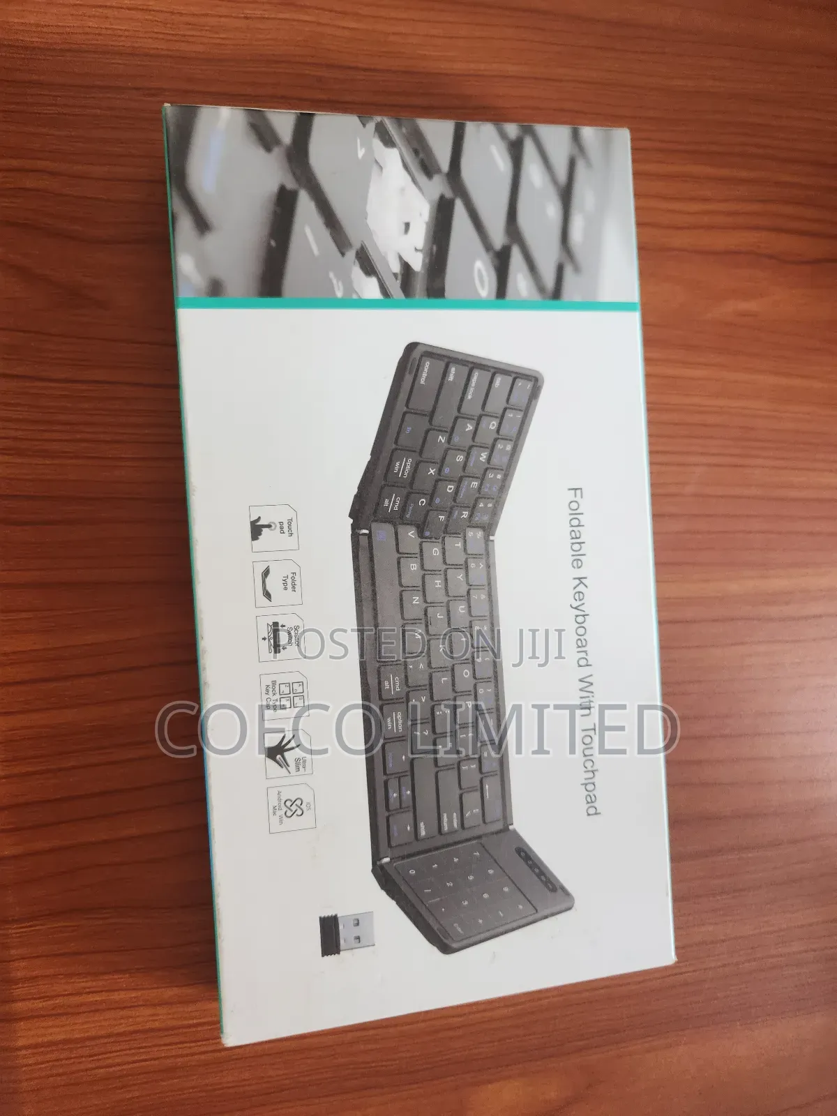 Foldable Keyboard With Touchpad