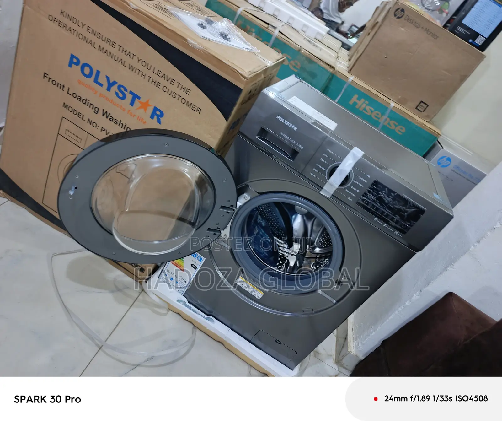 Polystar 6kg Front Loader Automatic Washer