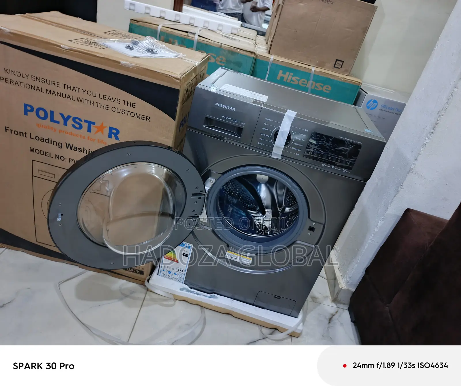 Polystar Front Load Washing Unit 6kg