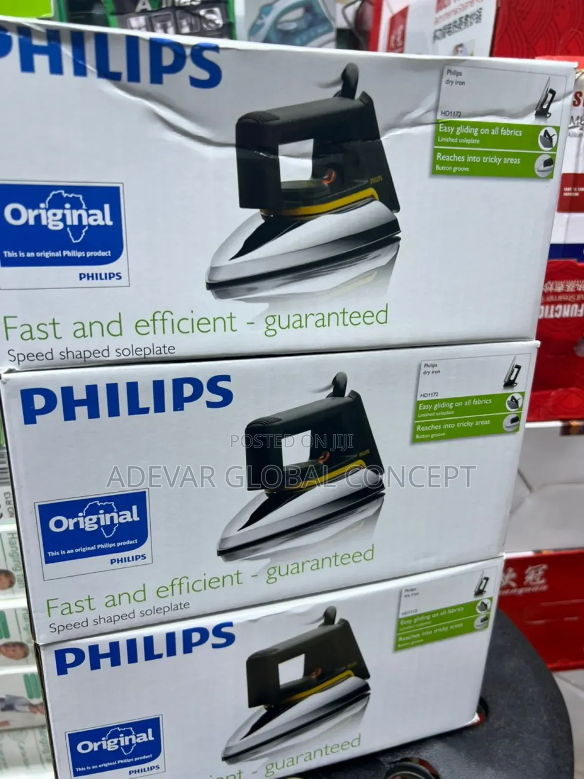 Original Philips Classic Dry Iron - Hd1172 Grey