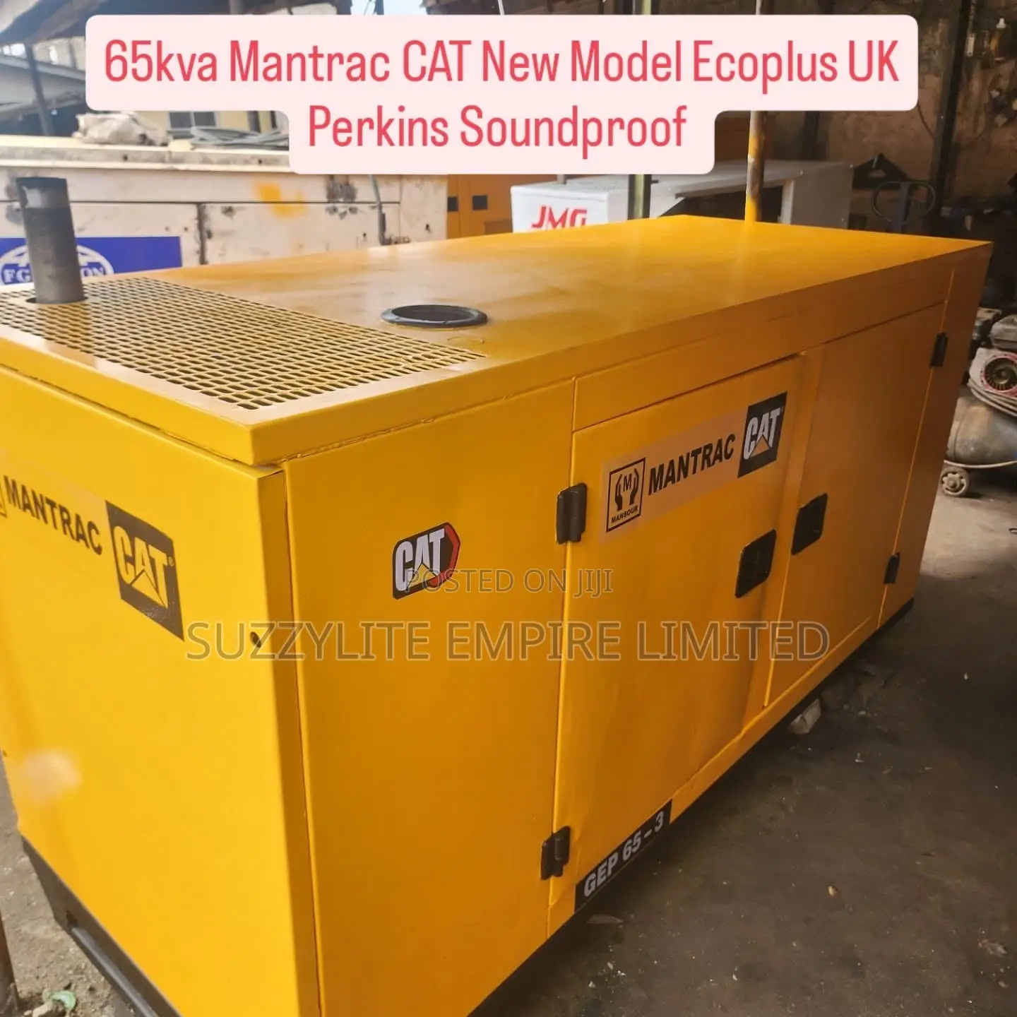 65kva Cat Generator Used With Warranty
