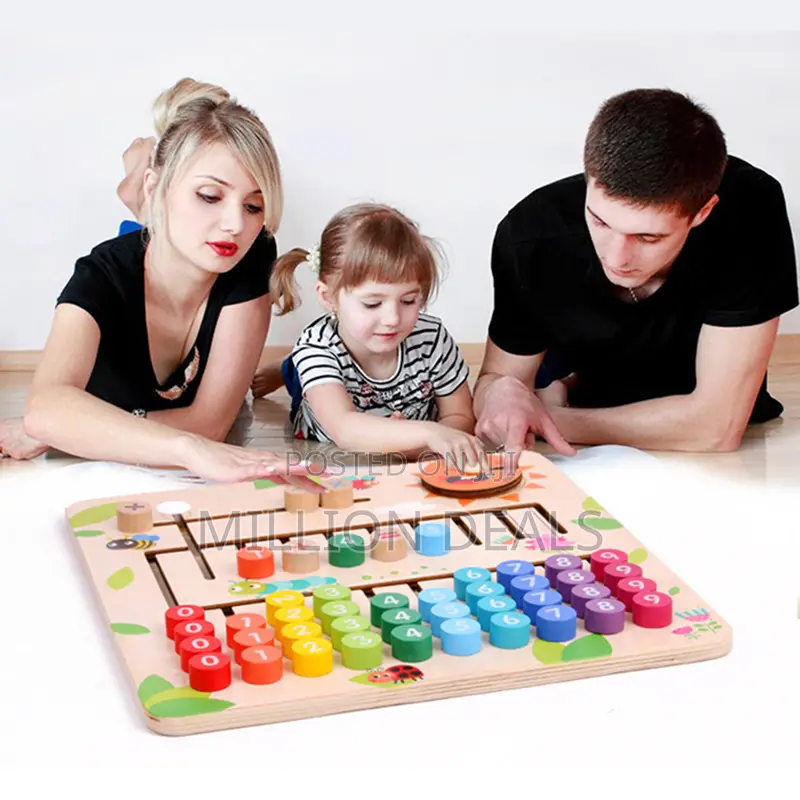 Color Hand Moved Digital Computing Board Ages 3+