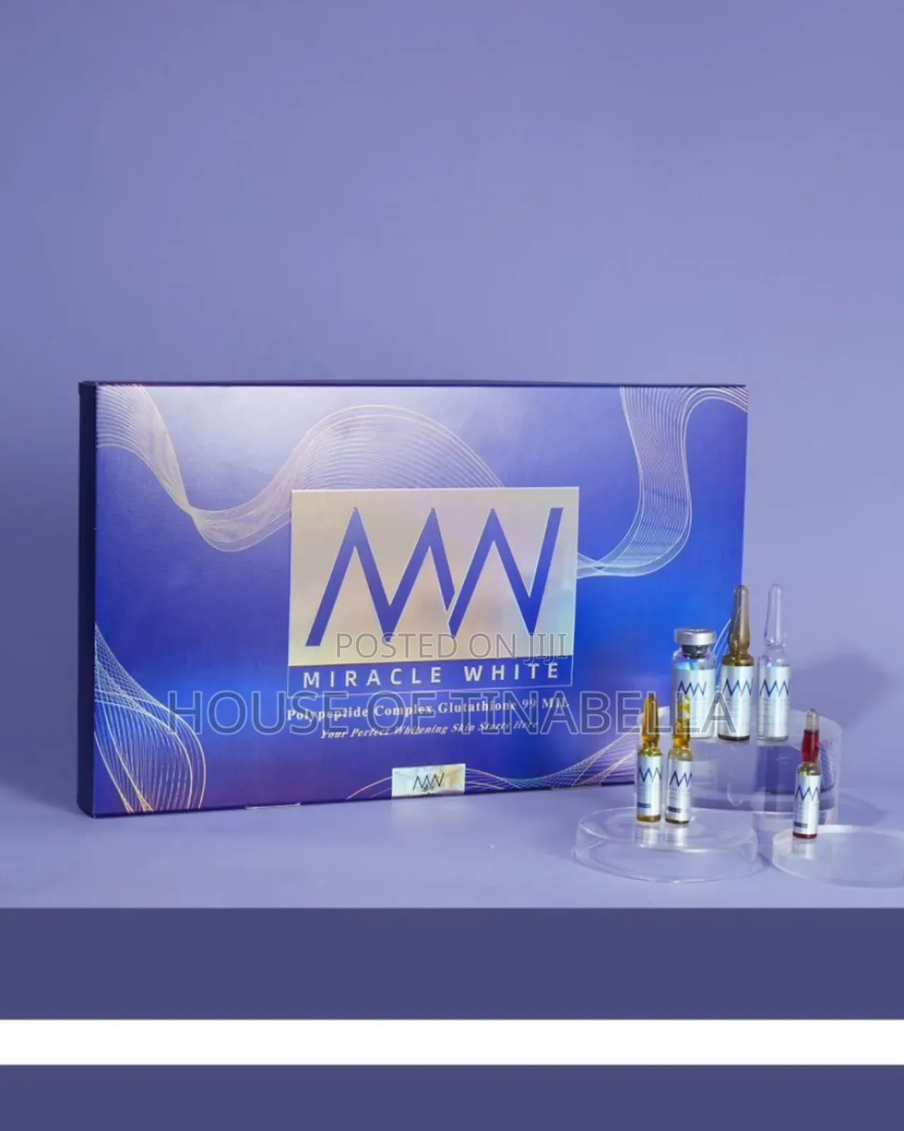 Miracle White 99000000mg Glutathione Skin Whitening Injection