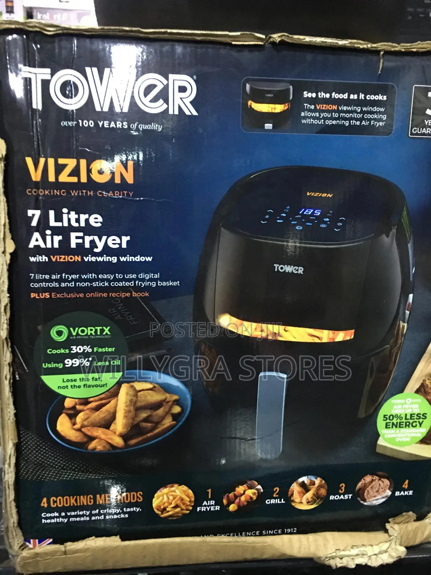 Tower Exquisite 7l Vortex Vizion Air Fryer