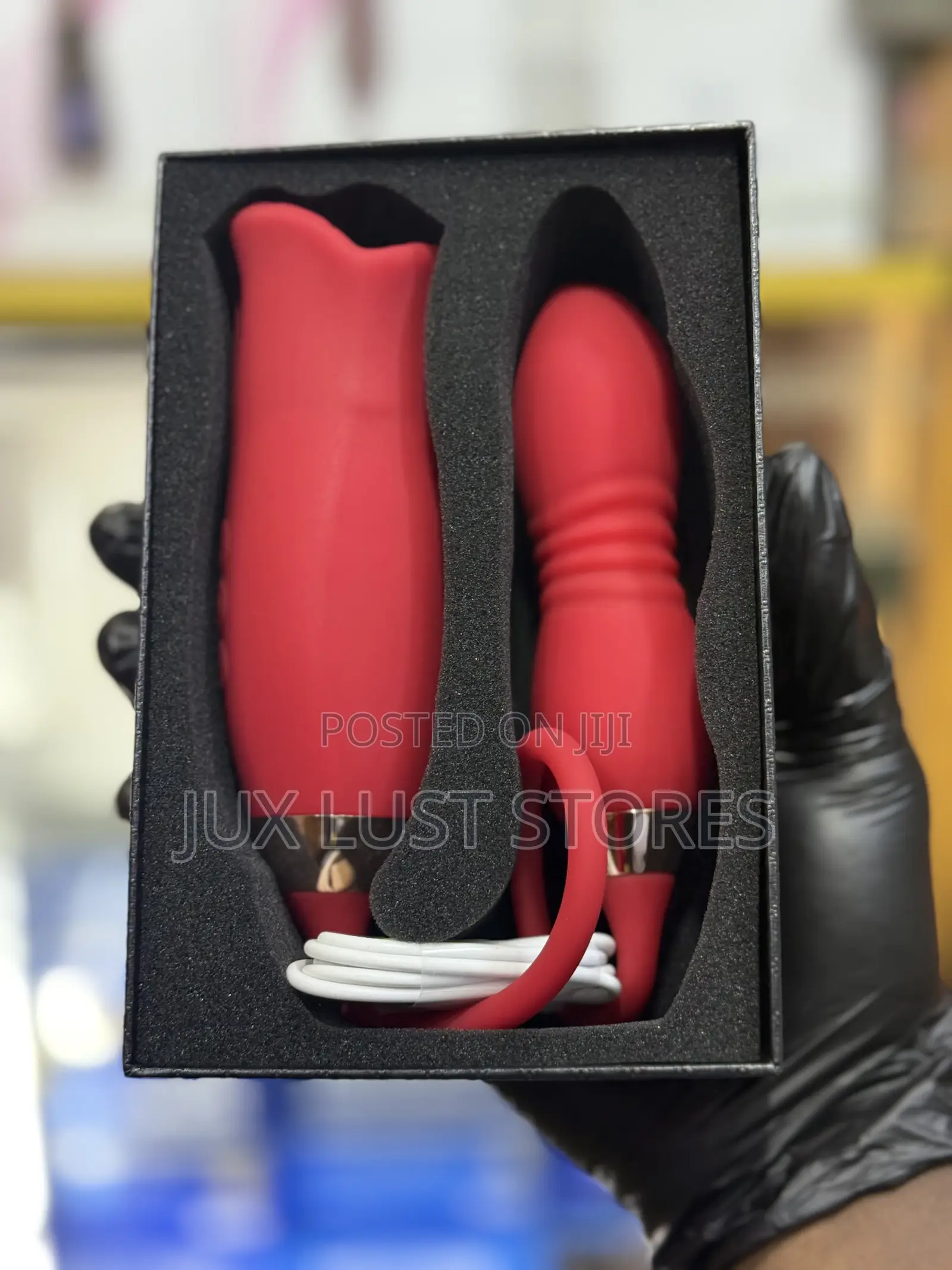 Rose Head Vibrating Eater Toy