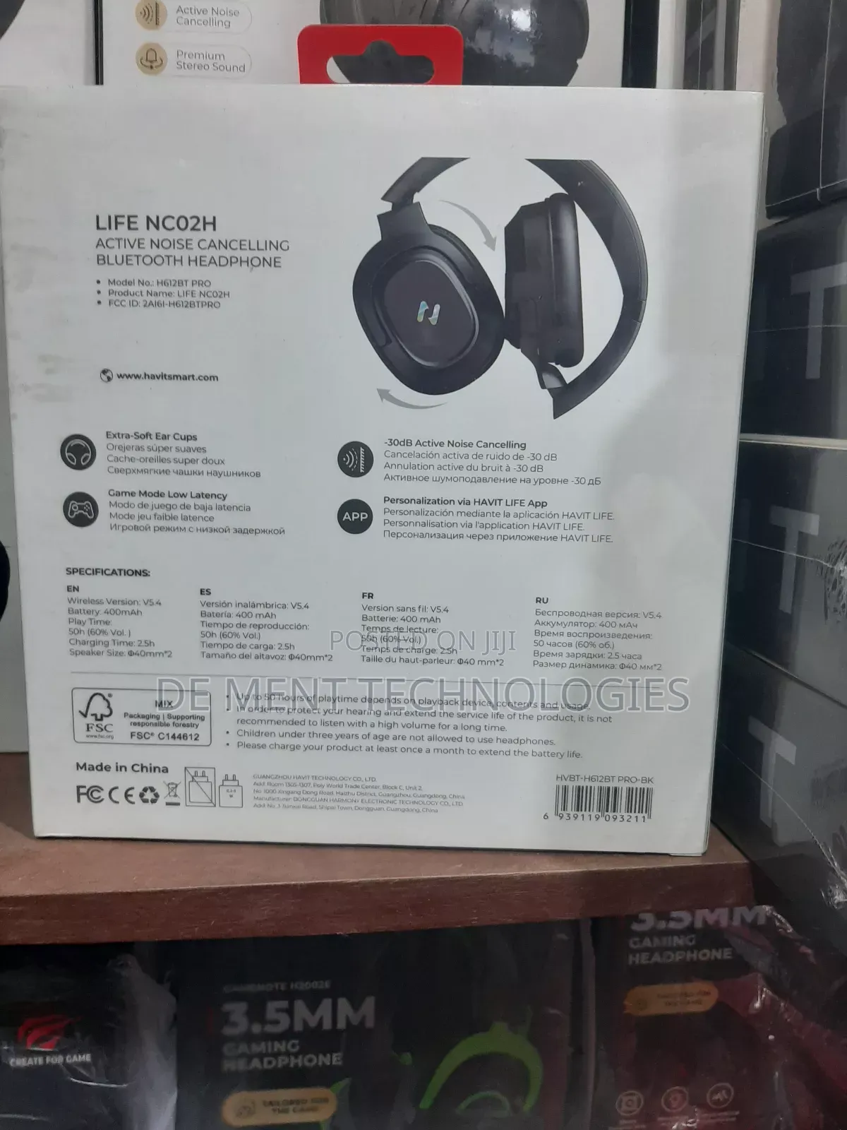 Havit Life Nc02h Active Noise Cancellation Bluetooth Headphone