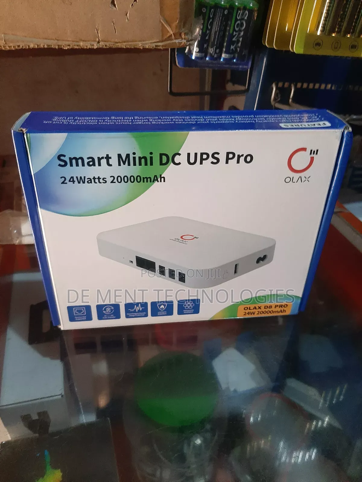 Olax 20,000mah Smart Mini Dc Ups Pro (Router Powerbank)