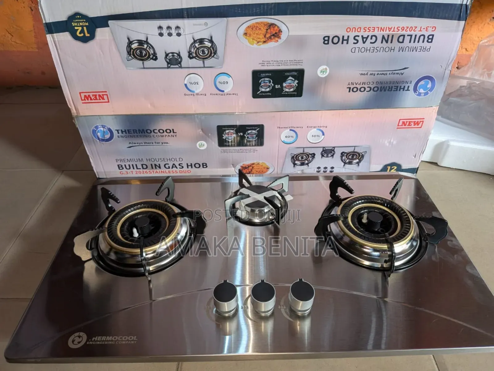 Thermocool Inbuilt Gas Cooker