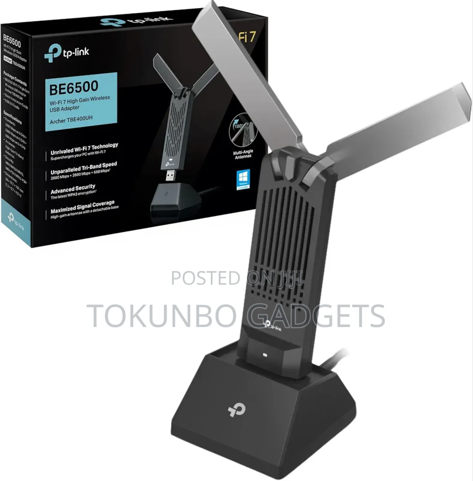 Tp-Link Archer Tbe400uh Be6500 Wifi7 Dongle High Gain Usb Wifi Adapter