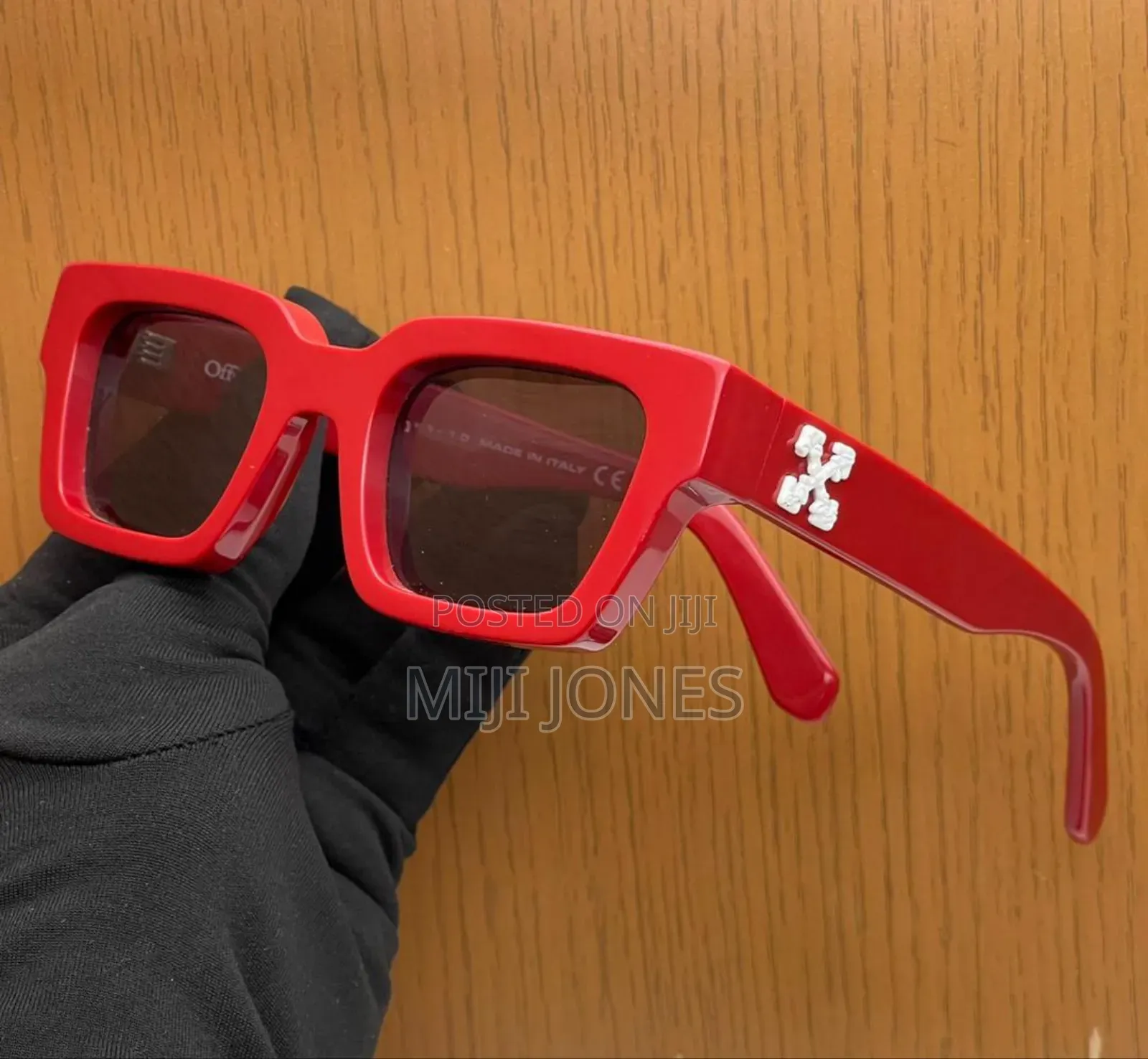 High-grade Off-white Blue Or Red Frame  Sunglasses - Colours