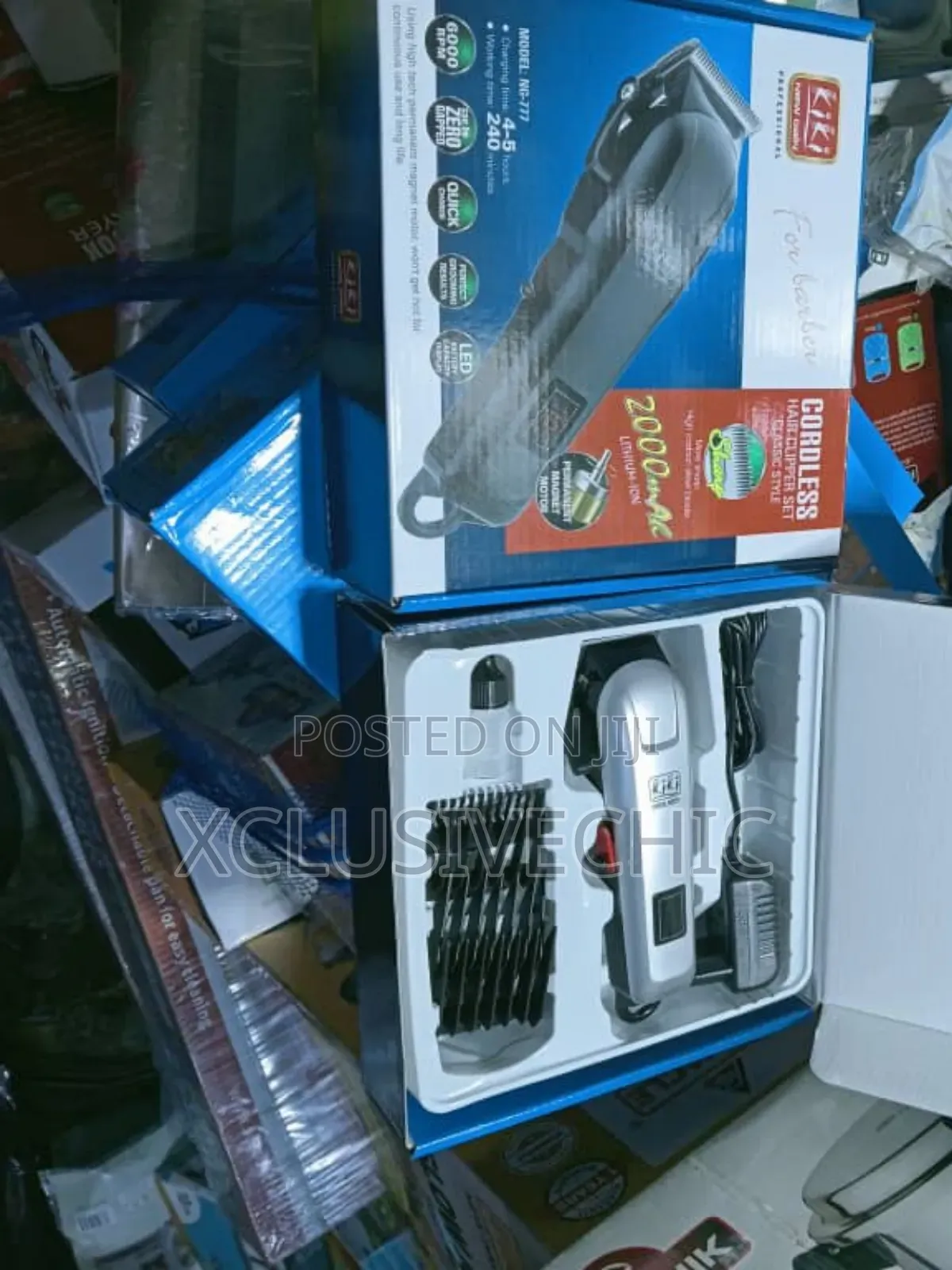 Kiki New Gain Ng-777 Professional Cordless Hair Clipper Set.