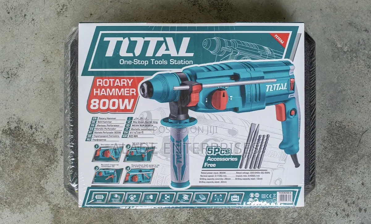 Total Rotary Hammer Sds-plus 800w