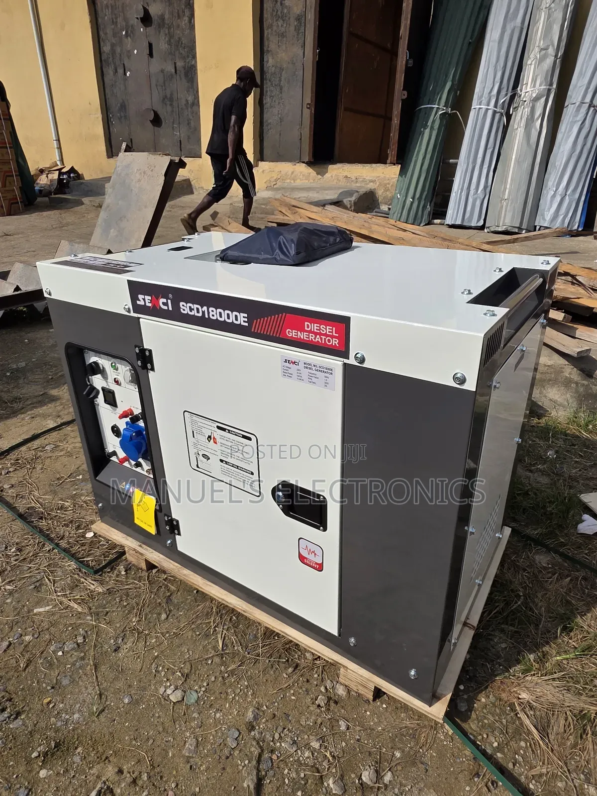 Senci Diesel Soundproof Gen Model Scd18000e 12.5ka 100%Copper Coil