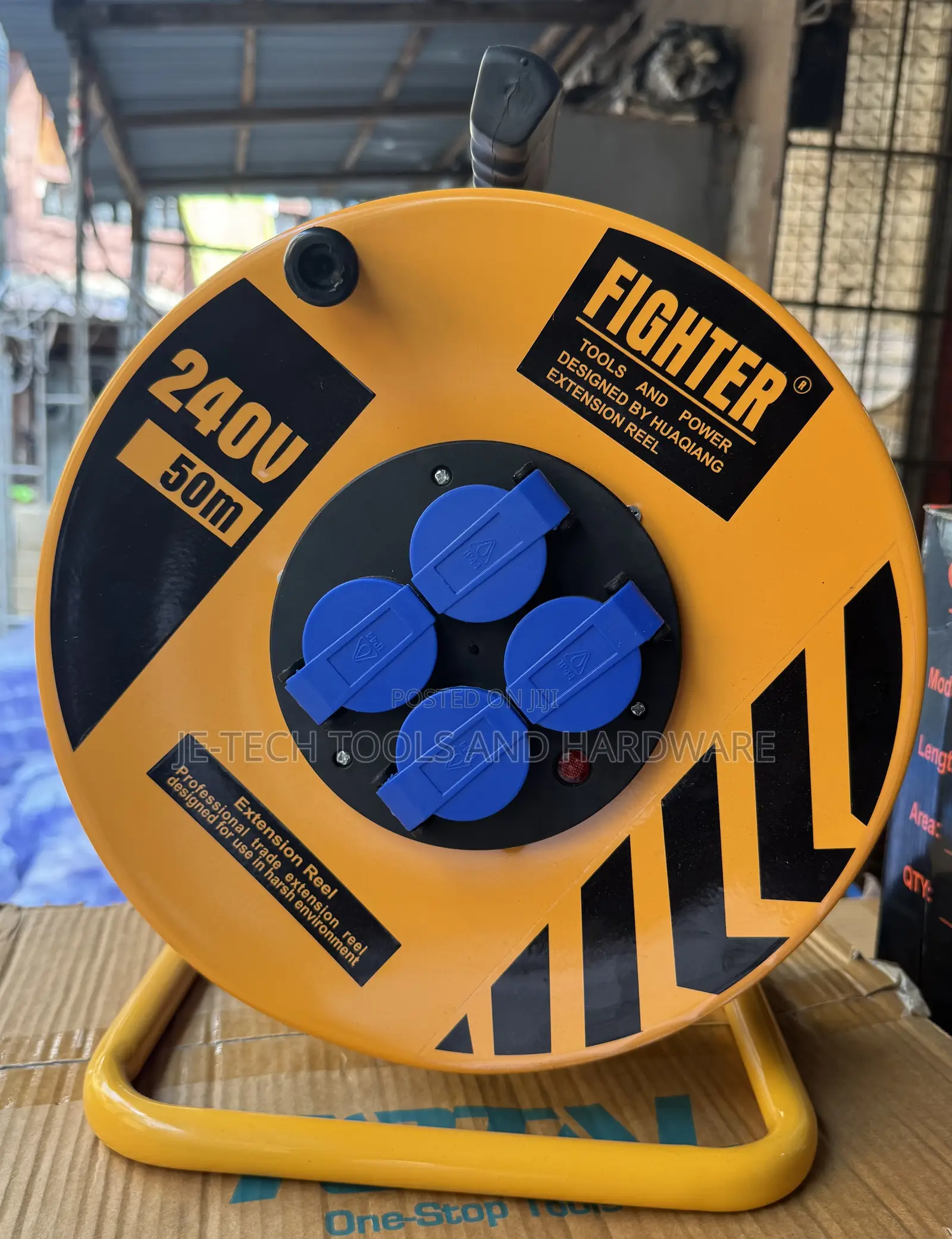 Fighter Tools 50m Industrial Extension 2.5mm 16a
