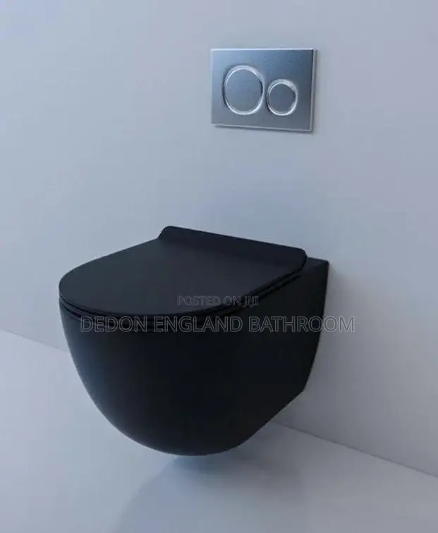High Quality England Black Concealed Water Closet