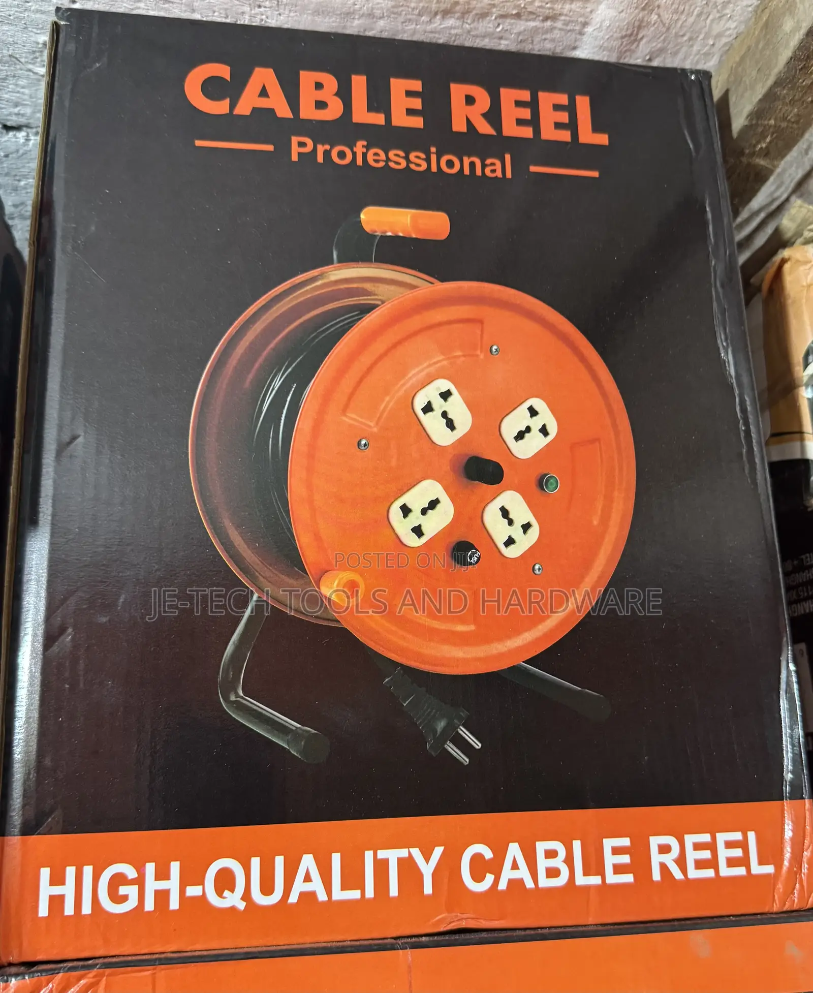 25m Extension Cord Reel With Multiple Socket