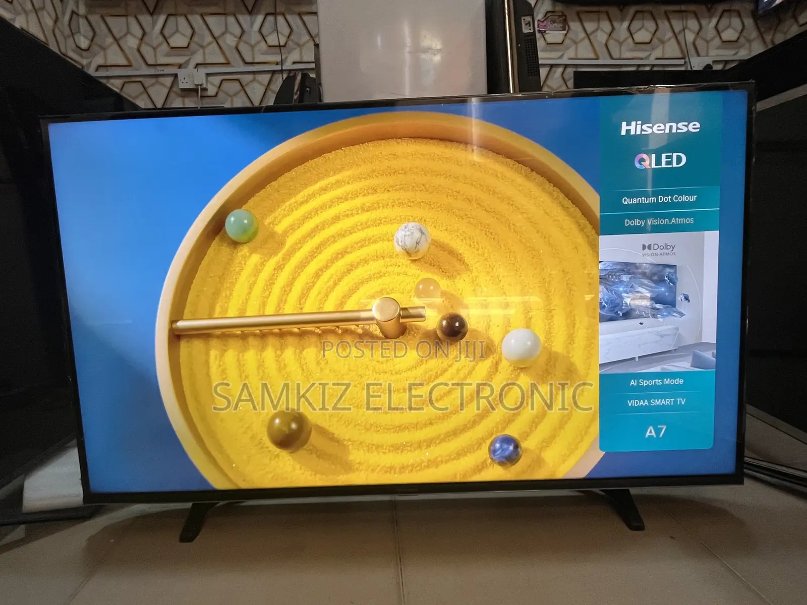 Hisense 2024-2025 43-Inch A7 Qled Smart TV