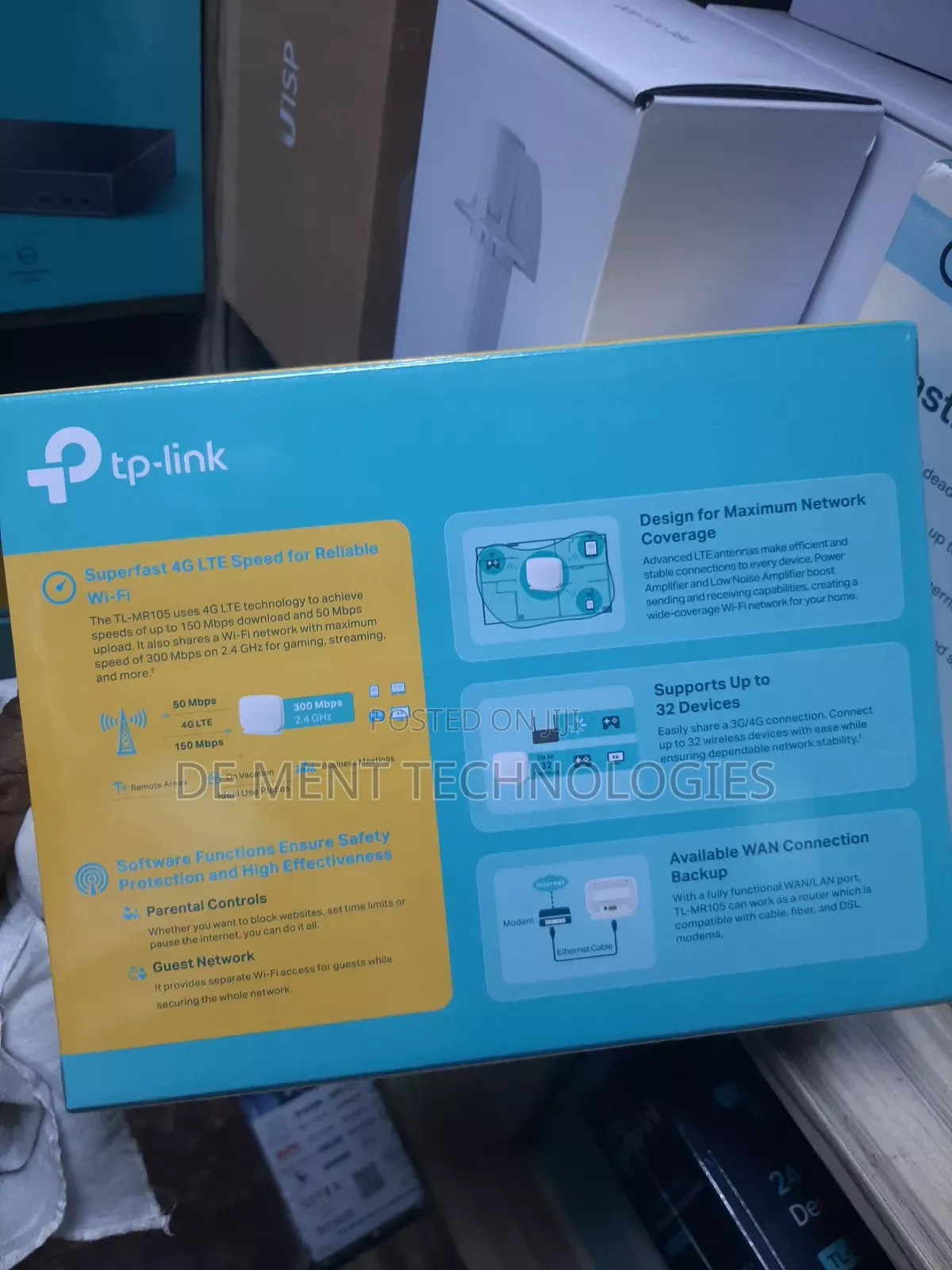 Tp-Link Tl-Mr105 300mbps Wi-Fi 4g Lte Sim Router