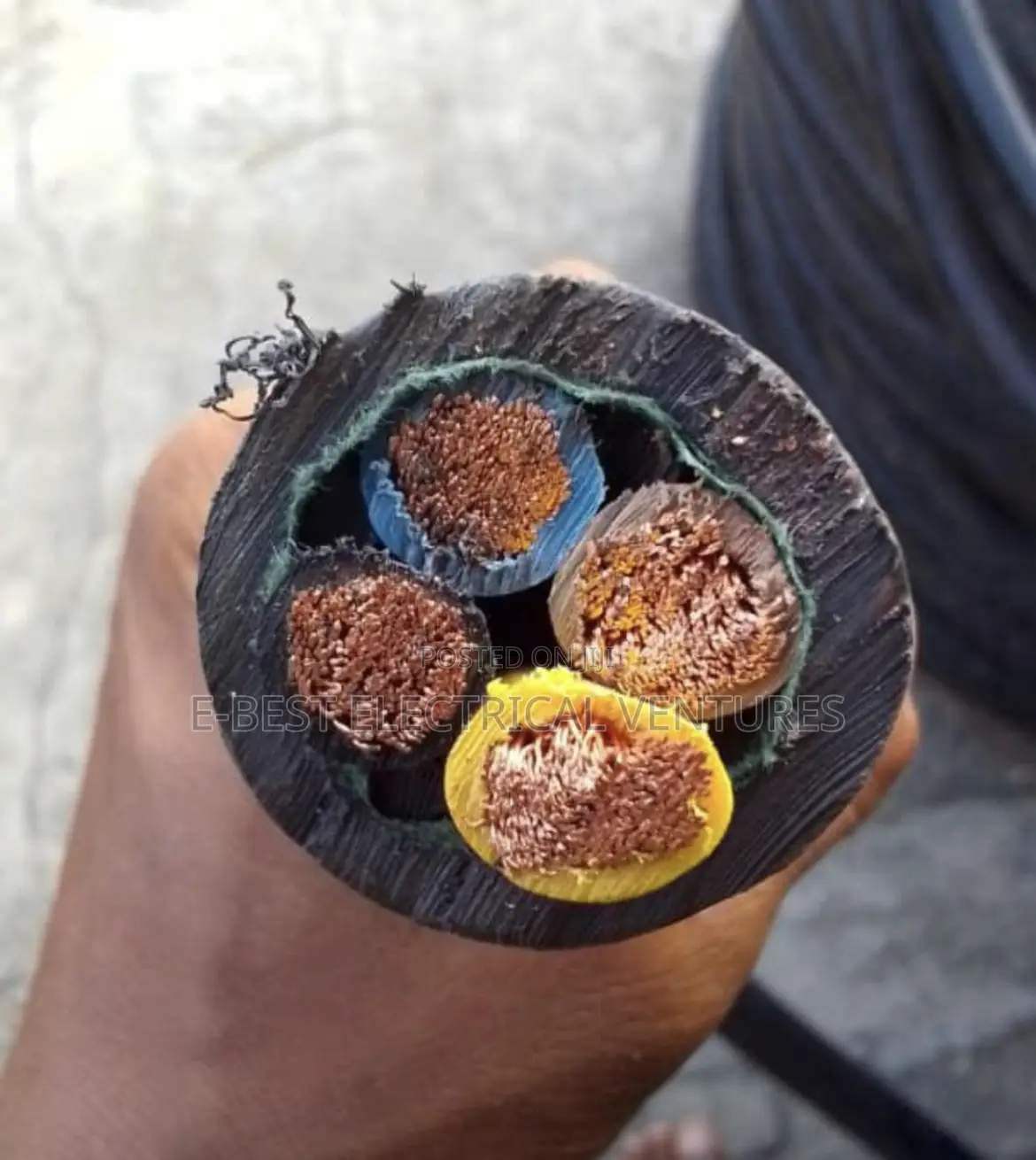 70mm X 4core Flexible Cable