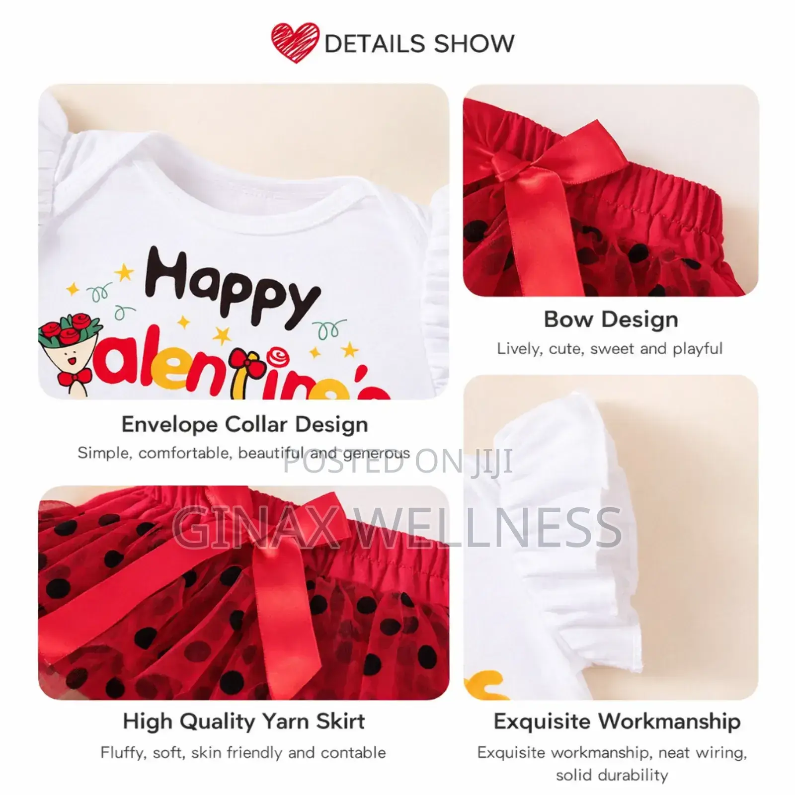 2026 New Valentine's Day Baby Clothes (0-12 Months)