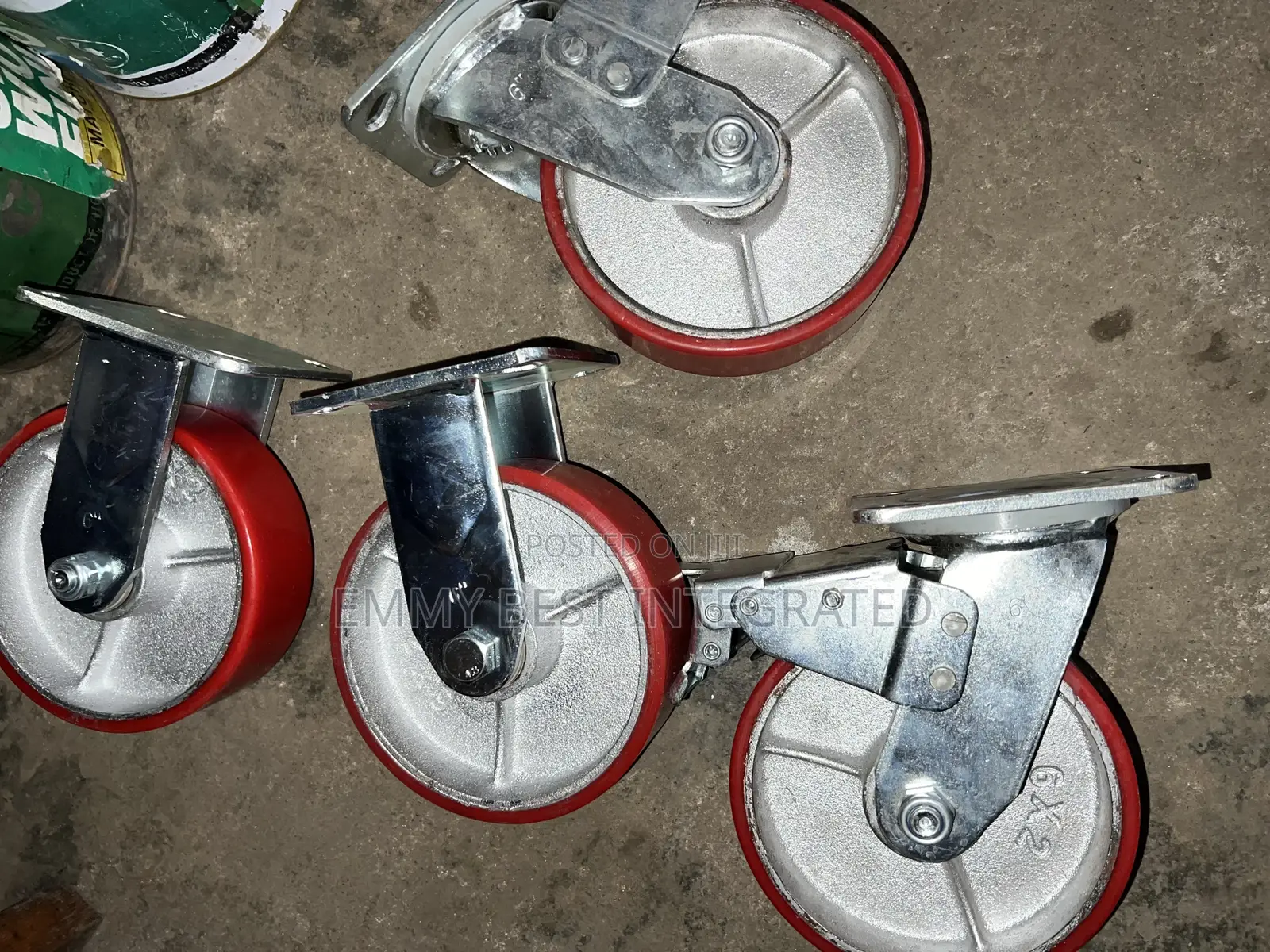 Nisorpa 6-Inch Heavy Duty Caster Wheels