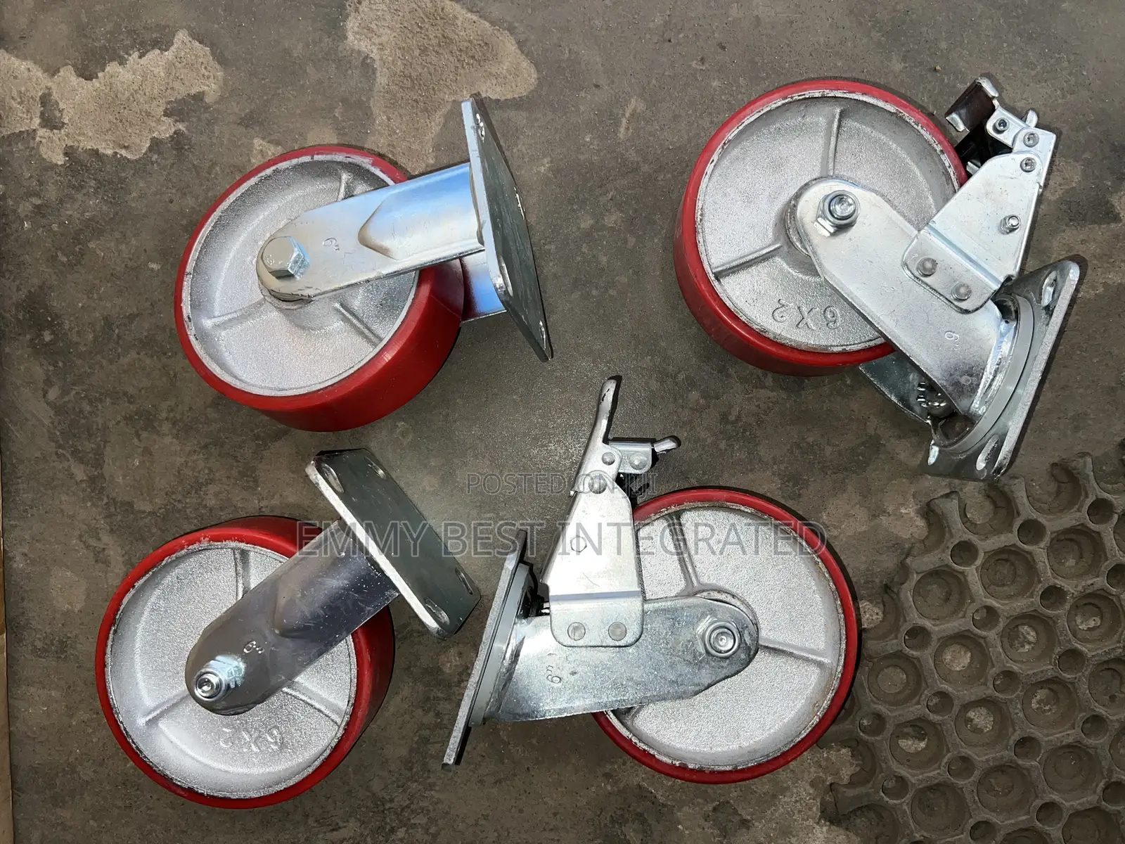 Nisorpa 6-Inch Heavy Duty Caster Wheels