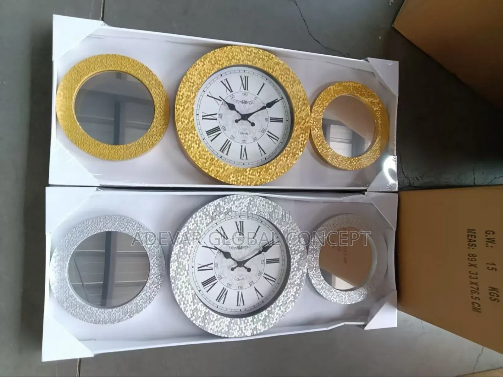 3 in 1 Mirror Wall Clock
Home Office Decor
