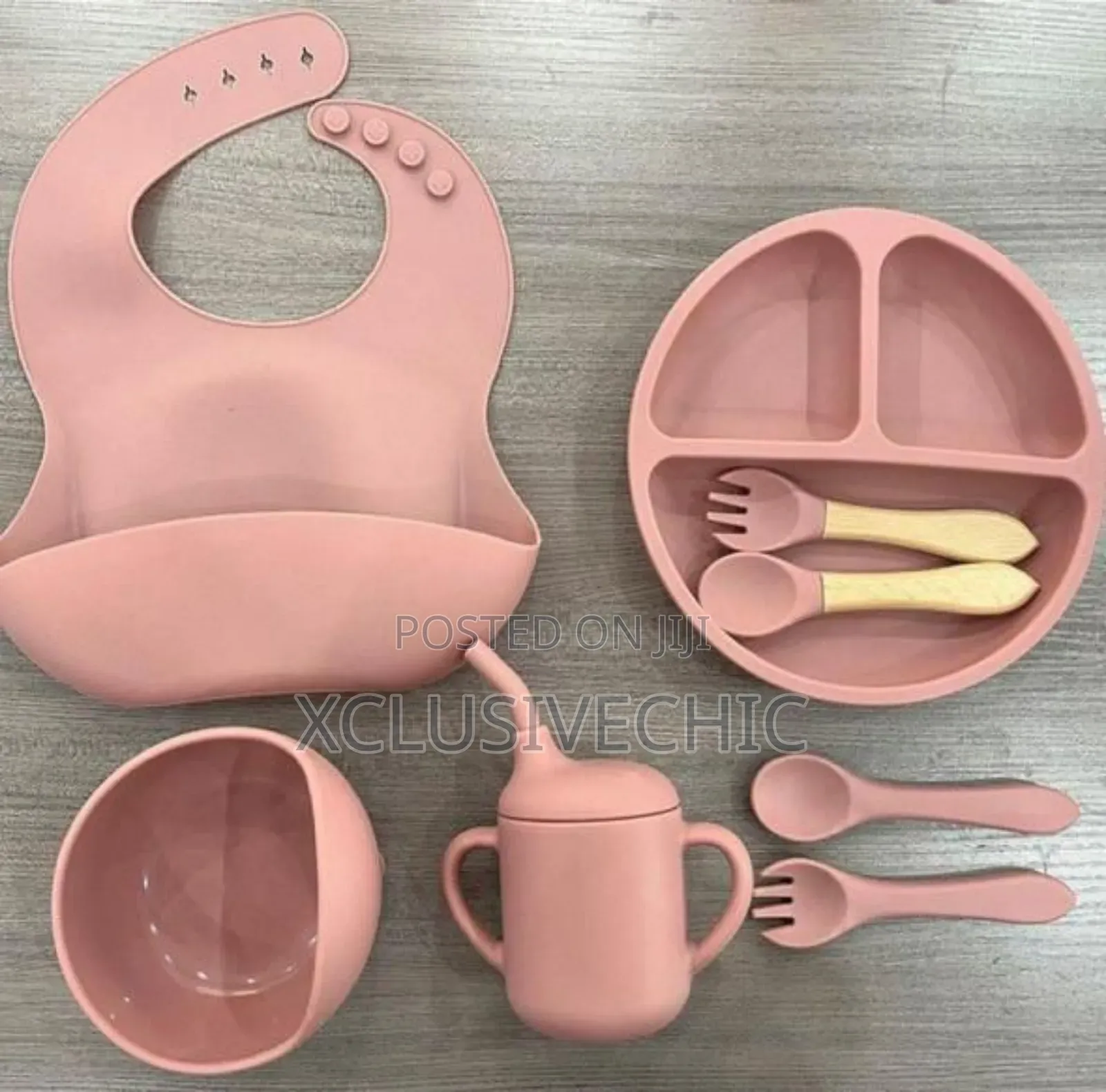 Silicone Baby Feeding Set Microwave Oven