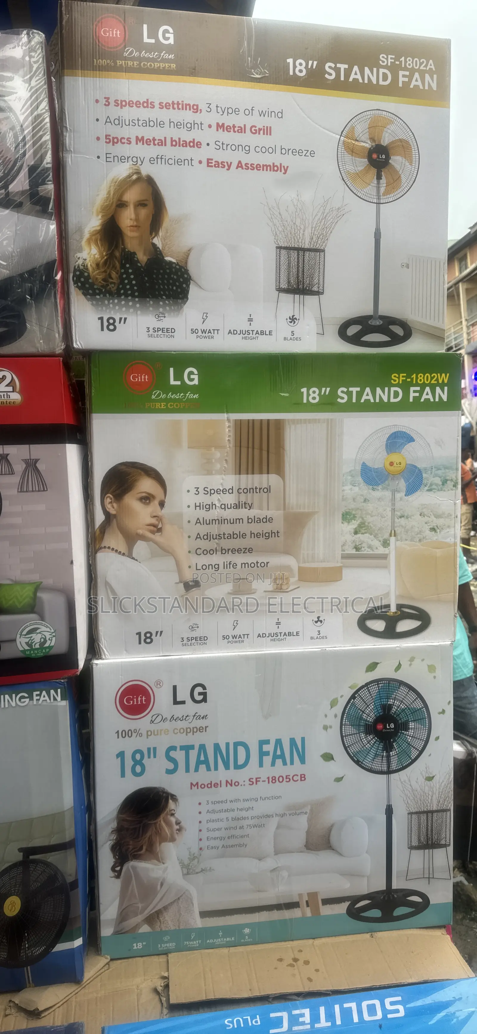 Stand Fan Copper