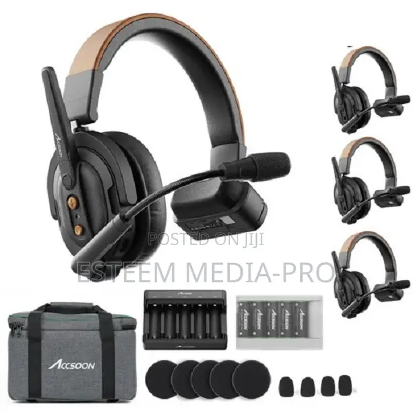 Accsoon Como Se Full-Duplex 4-Person Wireless Intercom System