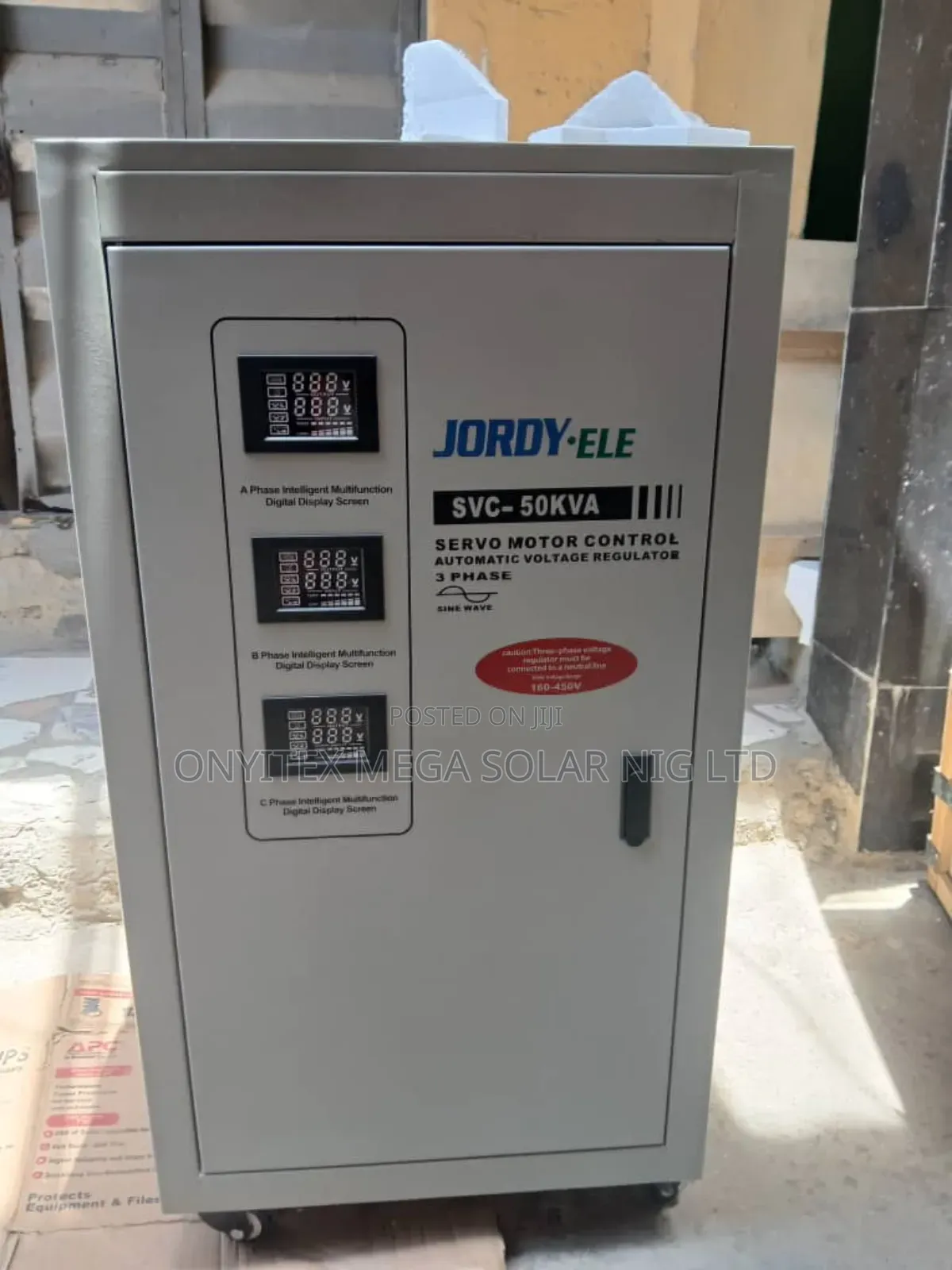 Jordy Ele Stabilizer 50kva 3 Phase With Warranty