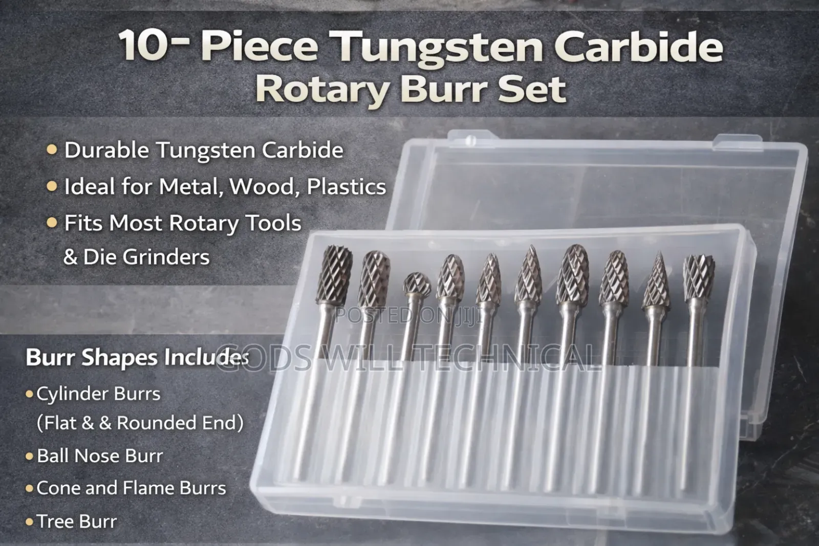 Tungsten Carbide Rotary Burr Set/Iron Grinder