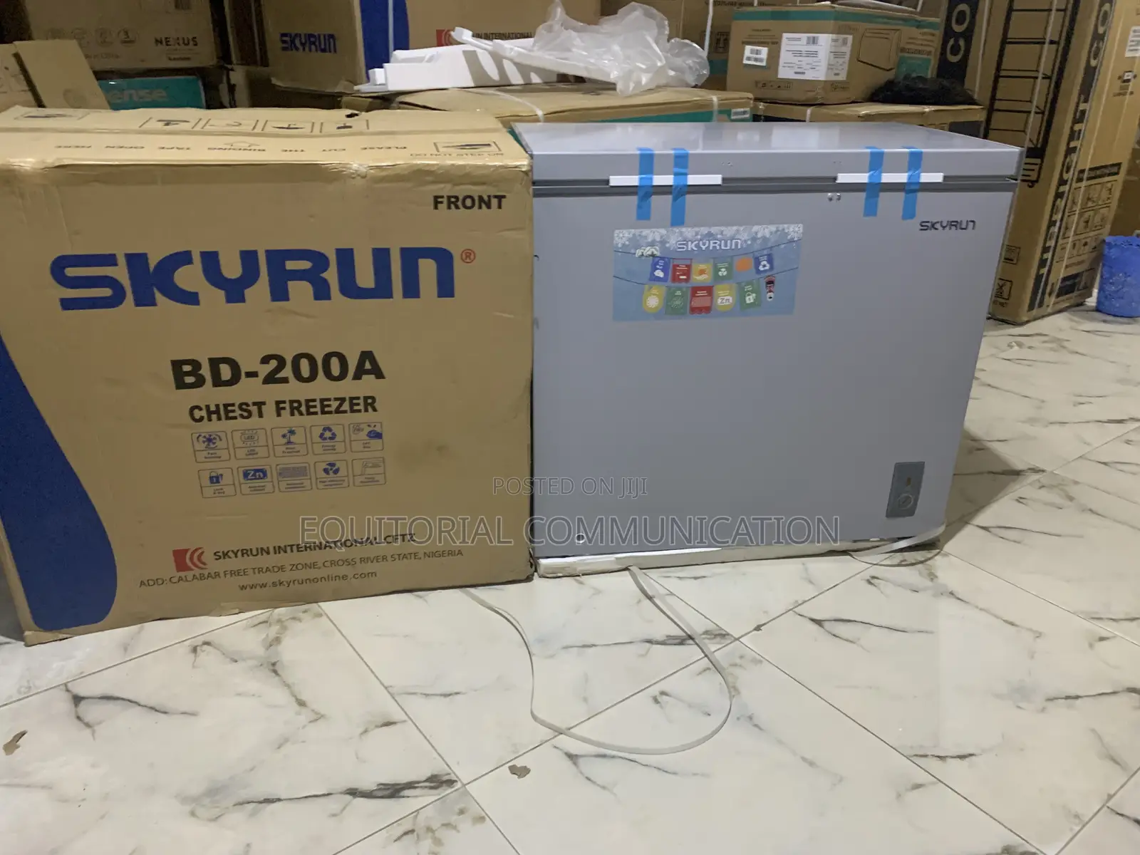 Skyrun Bd-200a Chest Freezer With Strong Build